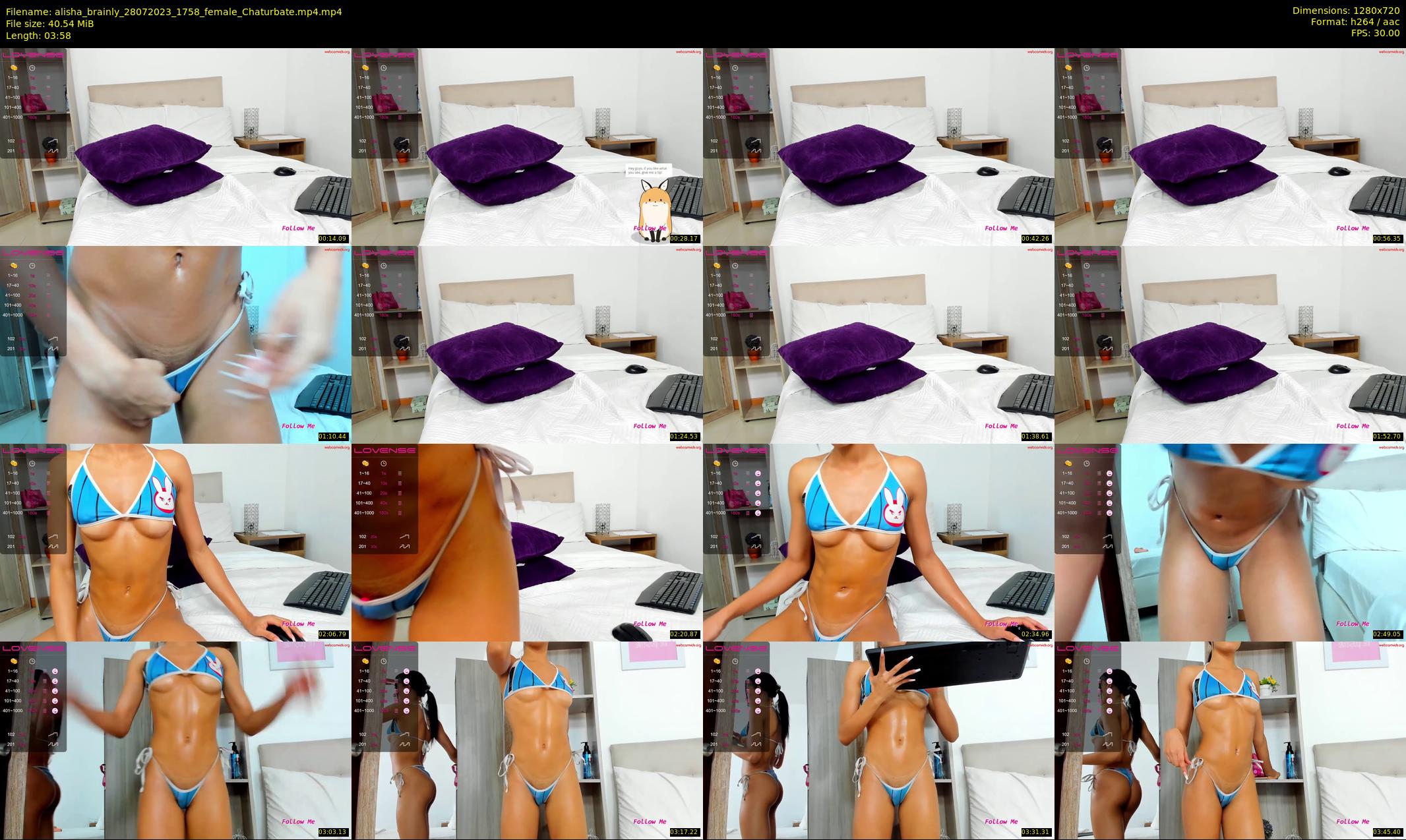 alisha_brainly — 4 minute Chaturbate female cam show recording, 720p, Jul 28, 2023