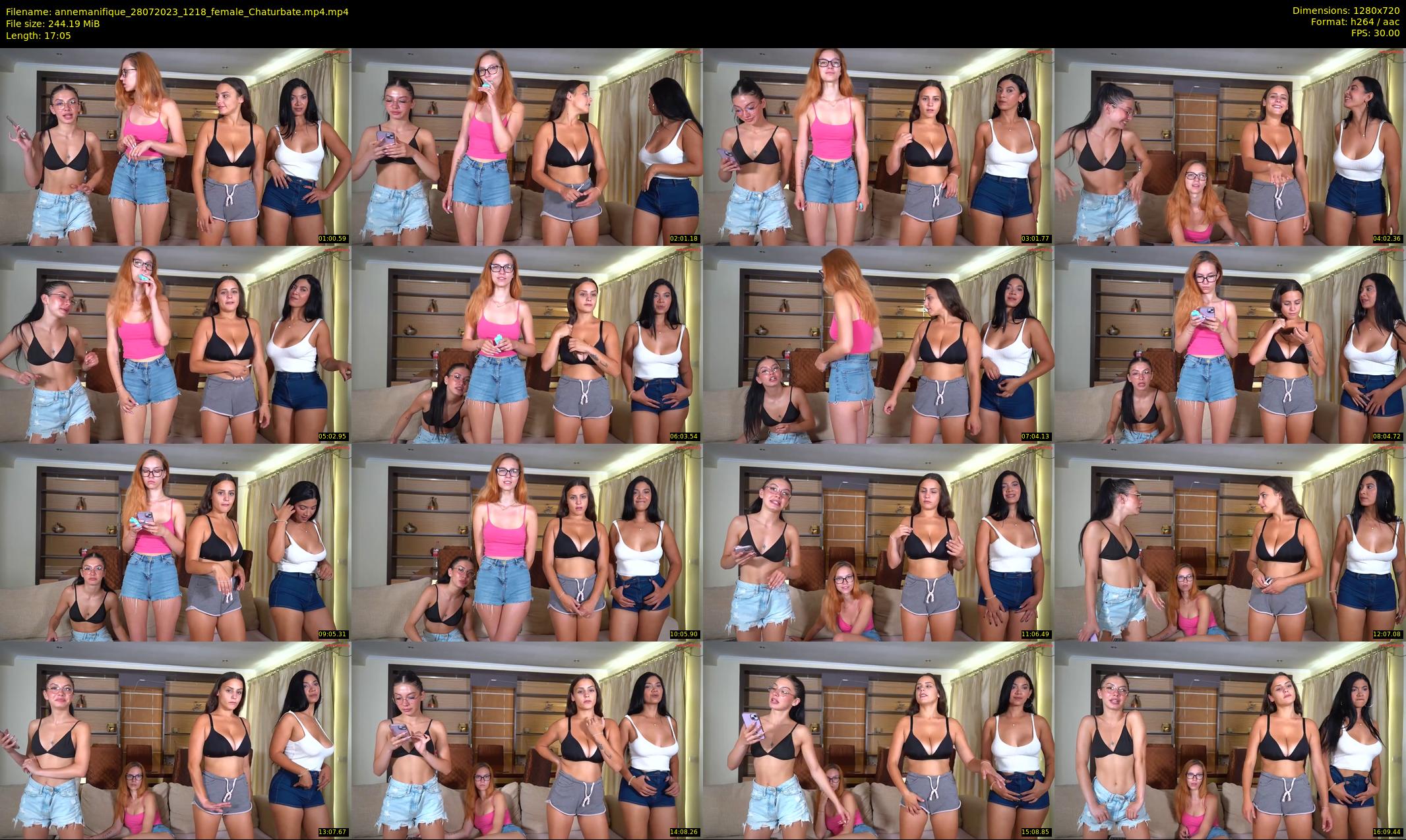 annemanifique — 18 minute Chaturbate female cam show recording, 720p, Jul 28, 2023