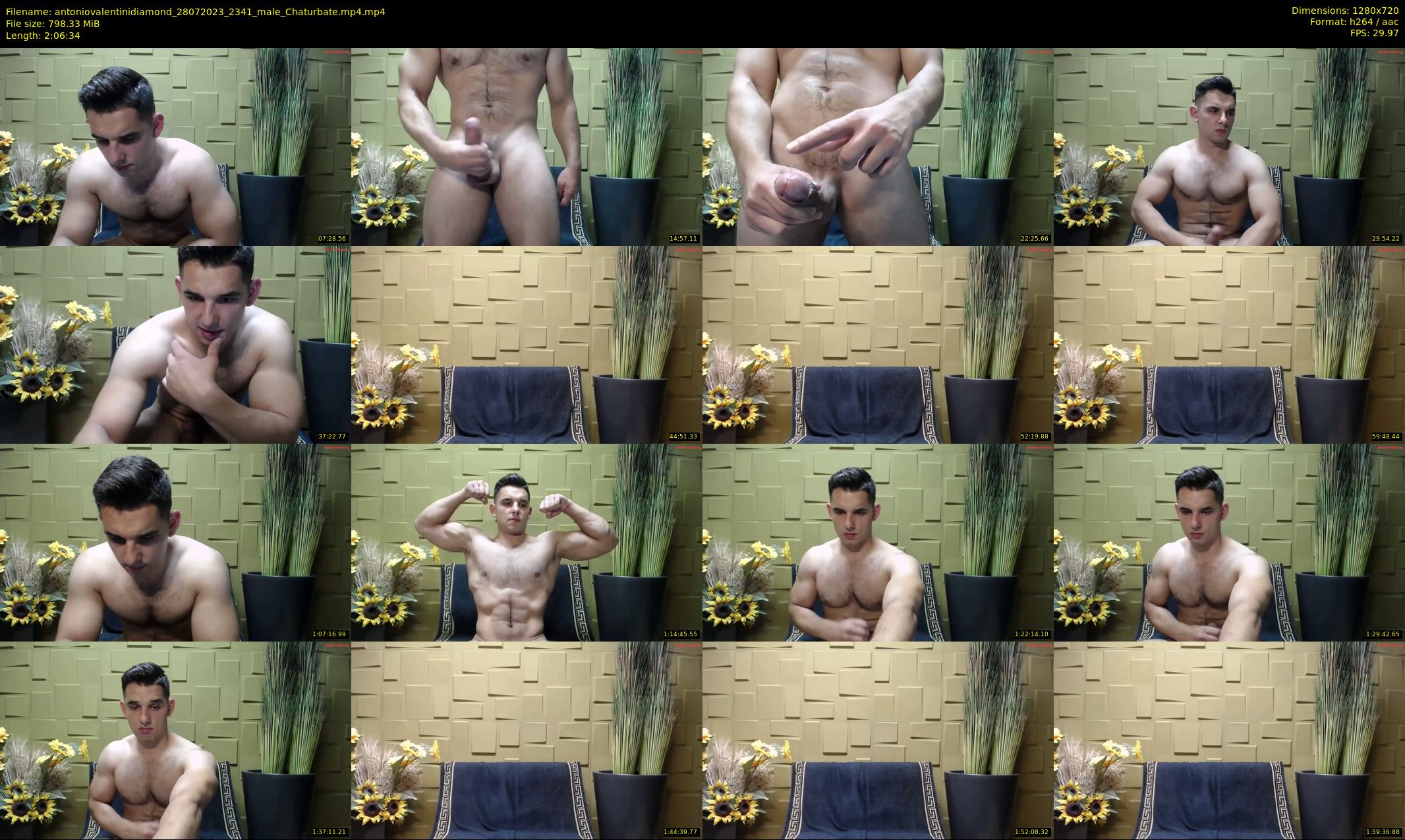 antoniovalentinidiamond — 127 minute Chaturbate male cam show recording, 720p, Jul 28, 2023