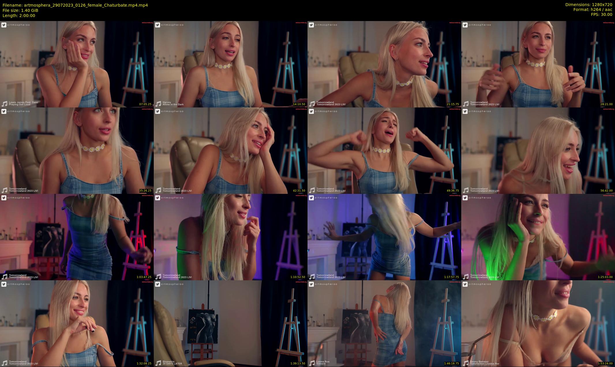 artmosphera — 120 minute Chaturbate female cam show recording, 720p, Jul 29, 2023