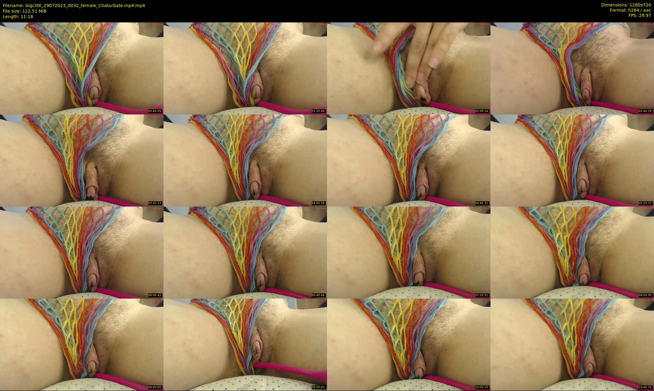 bigclitti — 12 minute Chaturbate female cam show recording, 720p, Jul 29, 2023