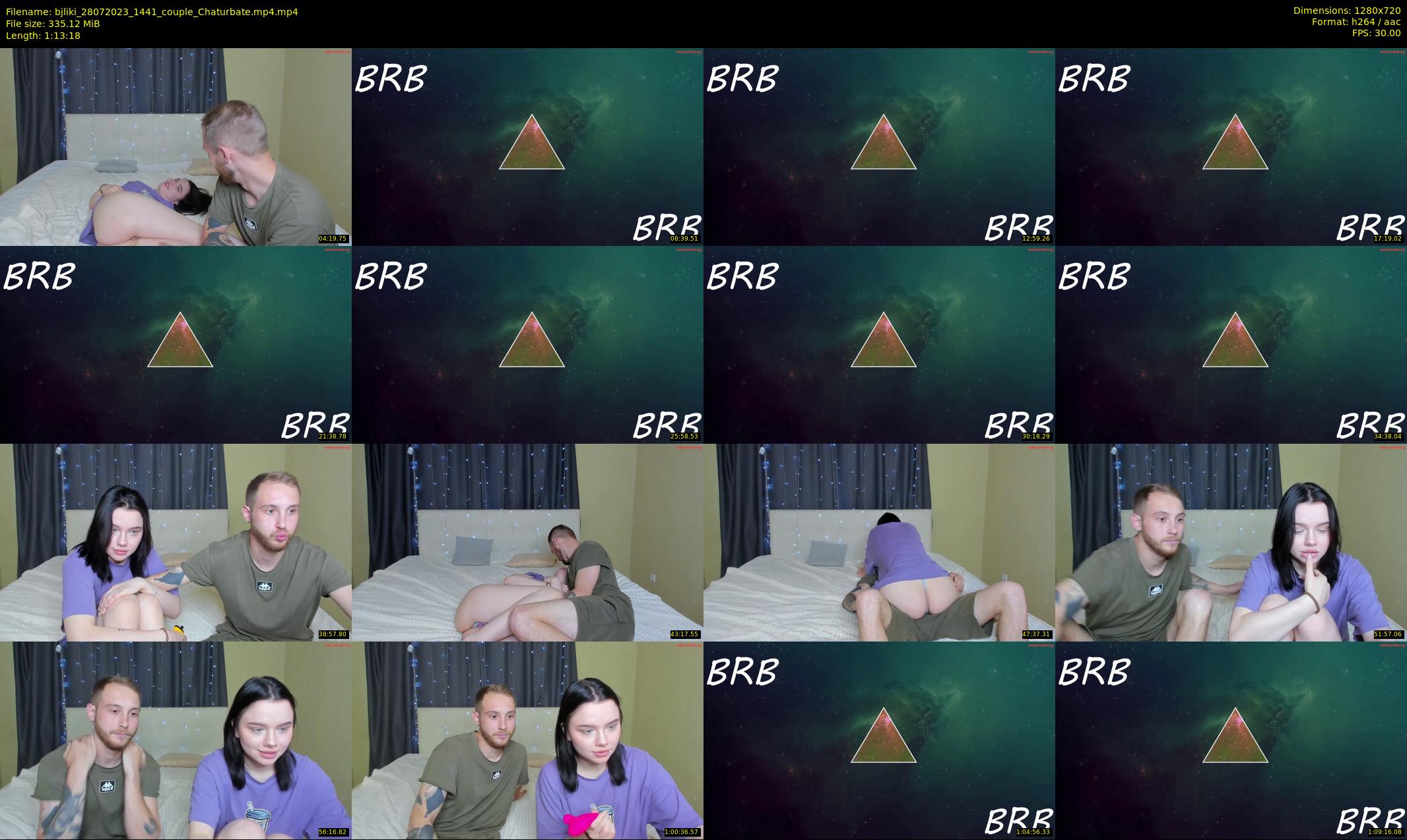 bjliki — 74 minute Chaturbate couple cam show recording, 720p, Jul 28, 2023