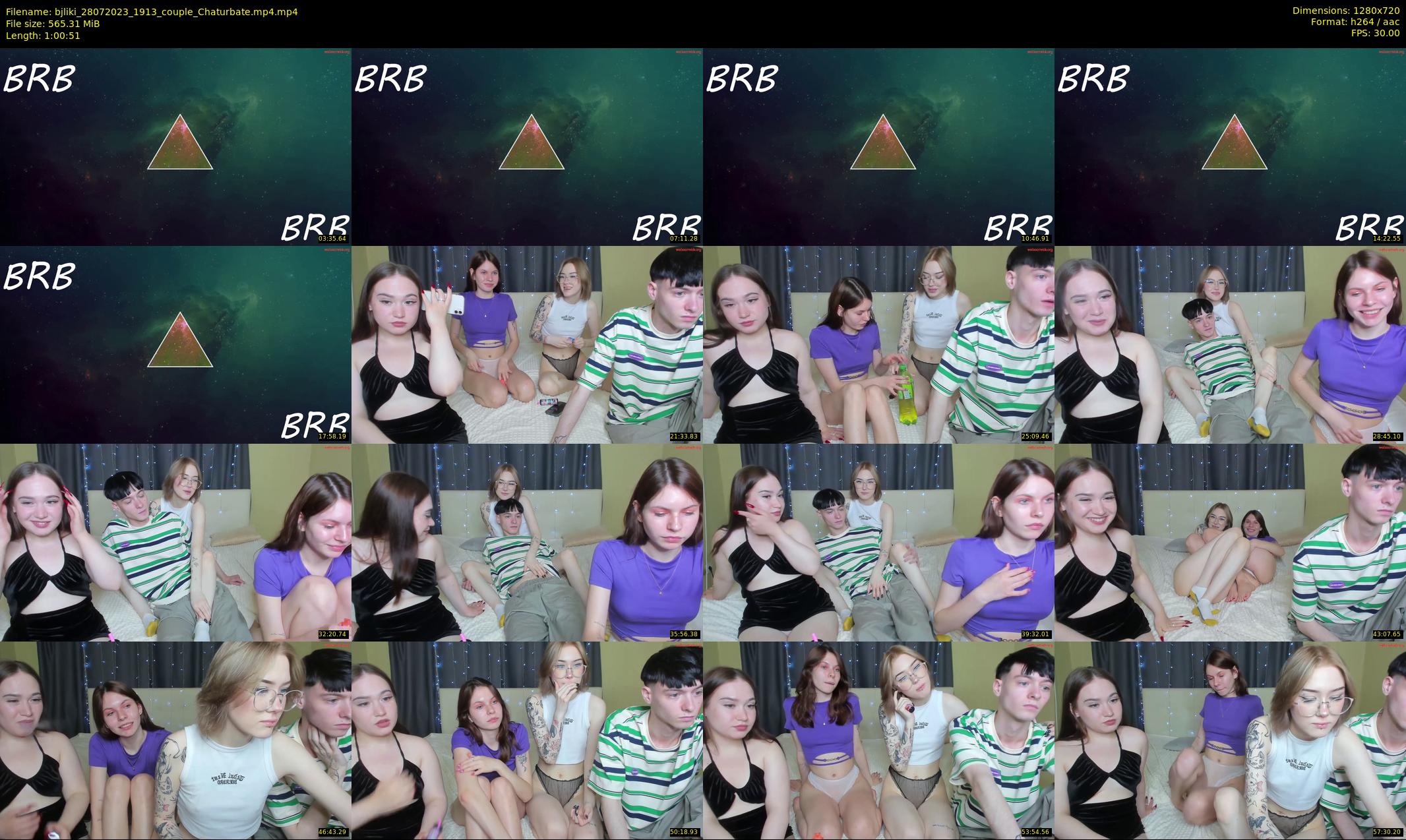 bjliki — 61 minute Chaturbate couple cam show recording, 720p, Jul 28, 2023