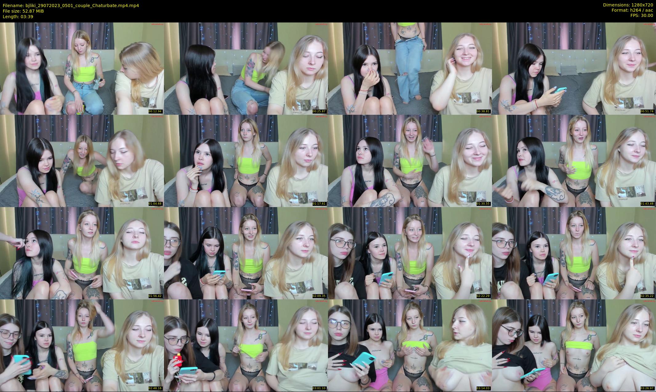 bjliki — 4 minute Chaturbate couple cam show recording, 720p, Jul 29, 2023