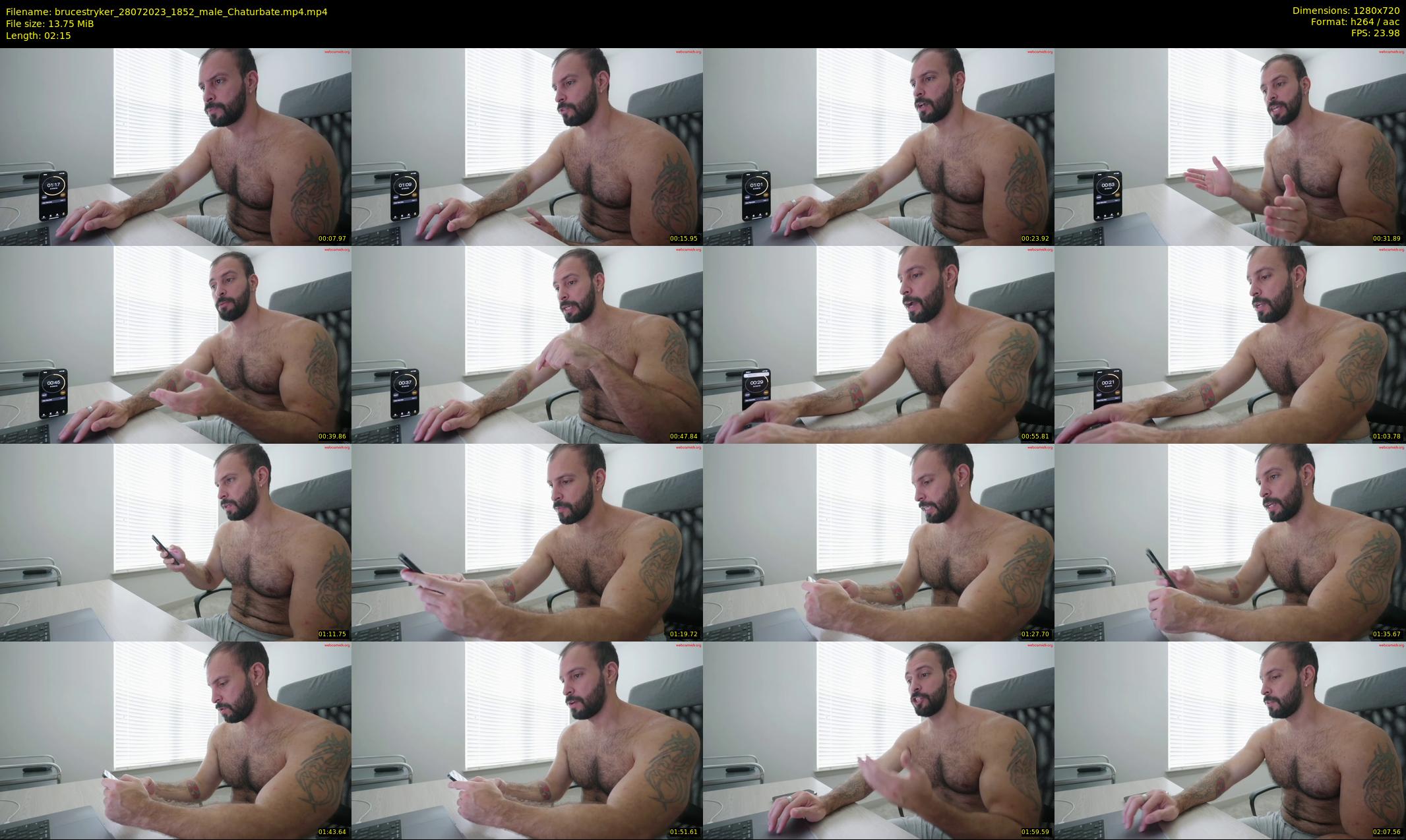 brucestryker — 3 minute Chaturbate male cam show recording, 720p, Jul 28, 2023