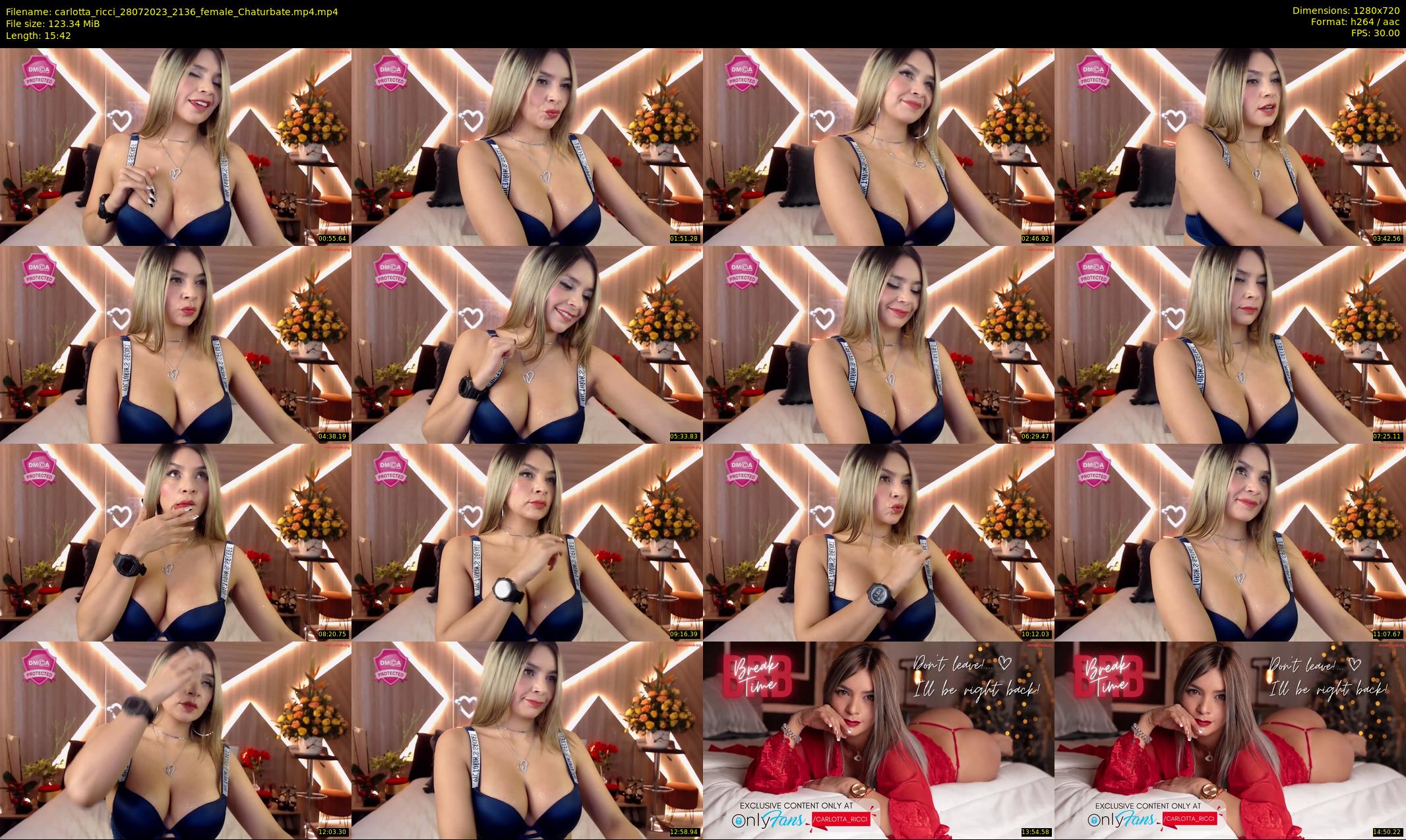 carlotta_ricci — 16 minute Chaturbate female cam show recording, 720p, Jul 28, 2023