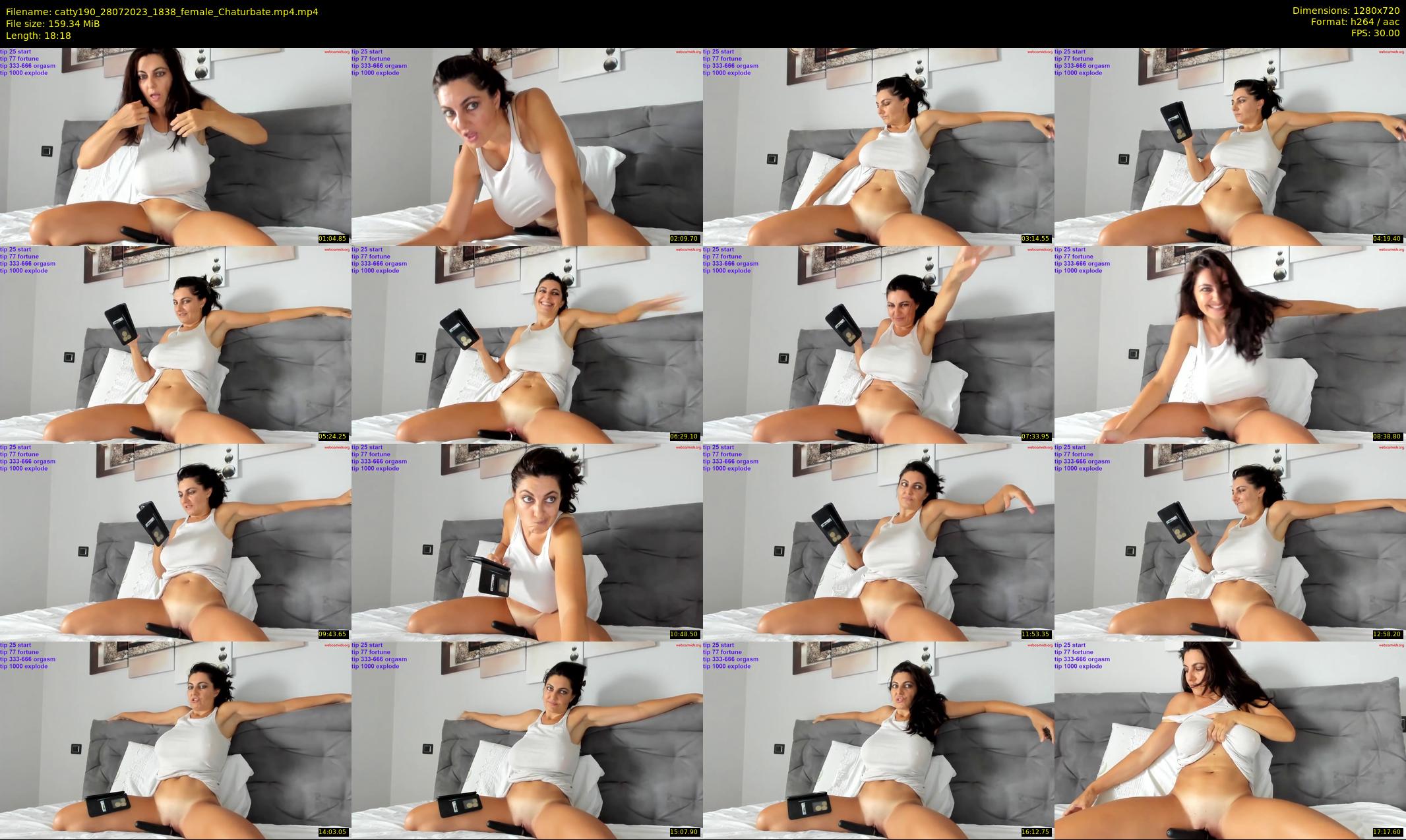 catty190 — 19 minute Chaturbate female cam show recording, 720p, Jul 28, 2023