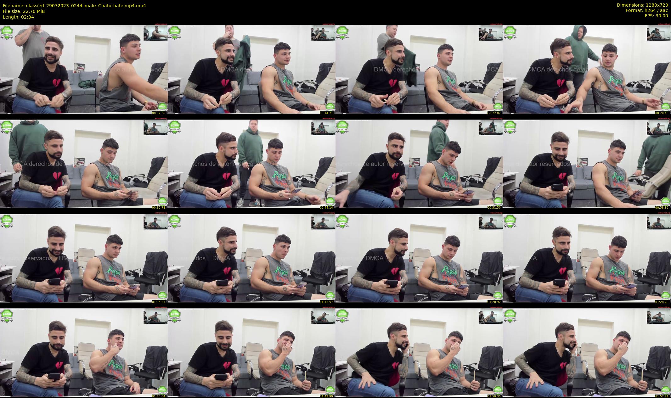 classied — 3 minute Chaturbate male cam show recording, 720p, Jul 29, 2023