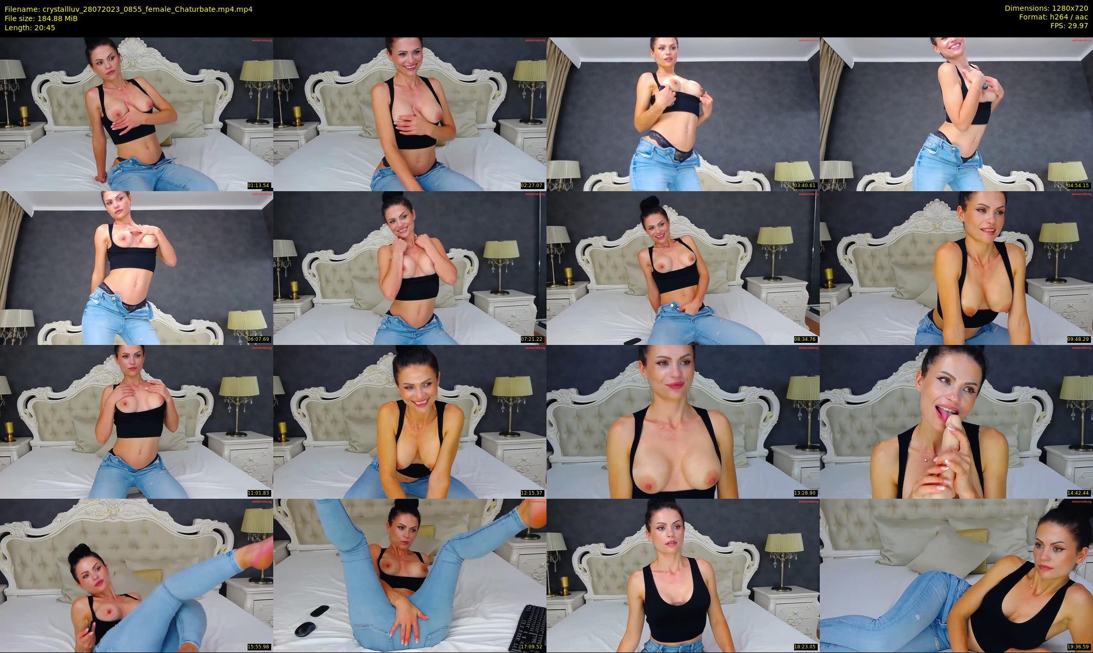 crystallluv — 21 minute Chaturbate female cam show recording, 720p, Jul 28, 2023