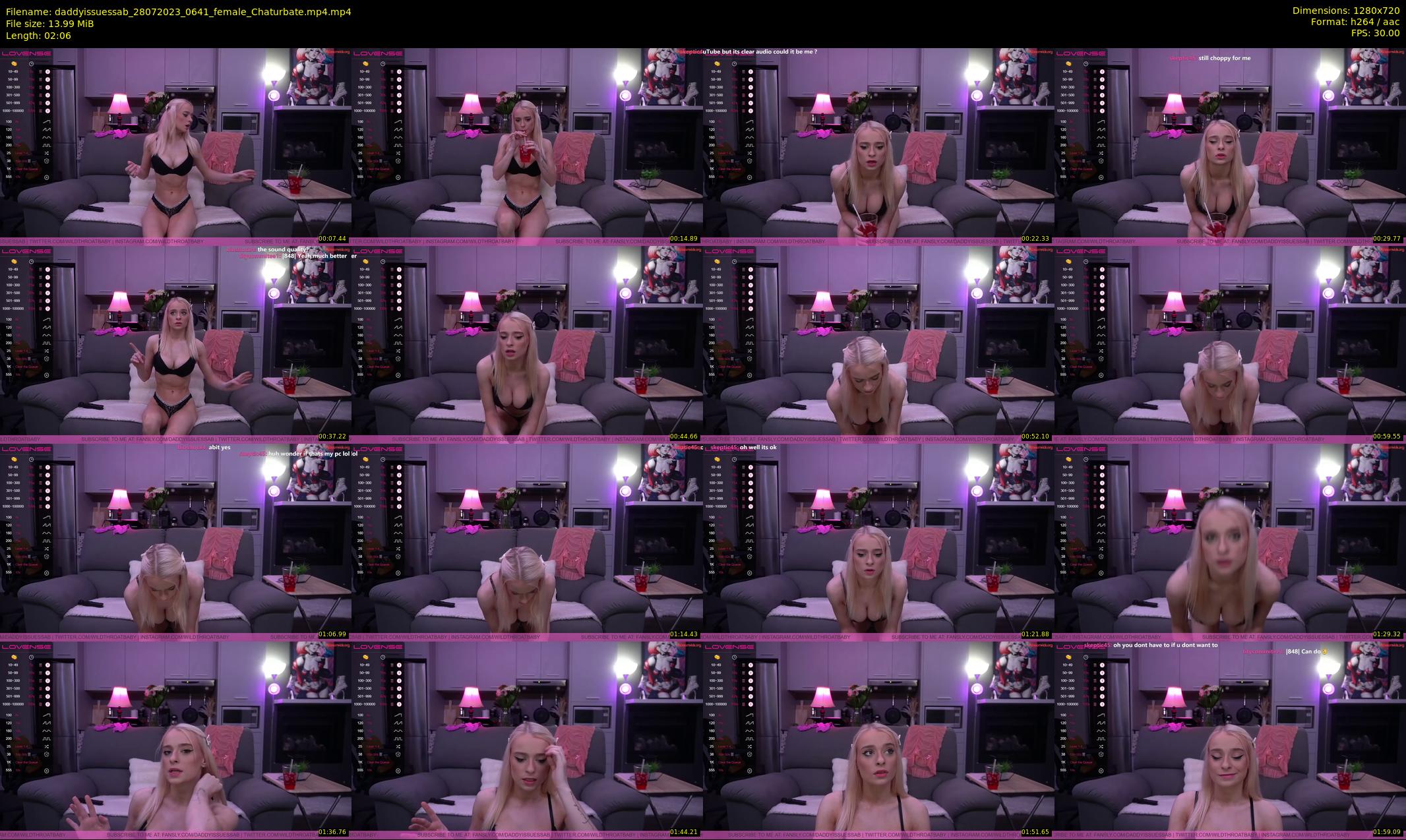 daddyissuessab — 3 minute Chaturbate female cam show recording, 720p, Jul 28, 2023