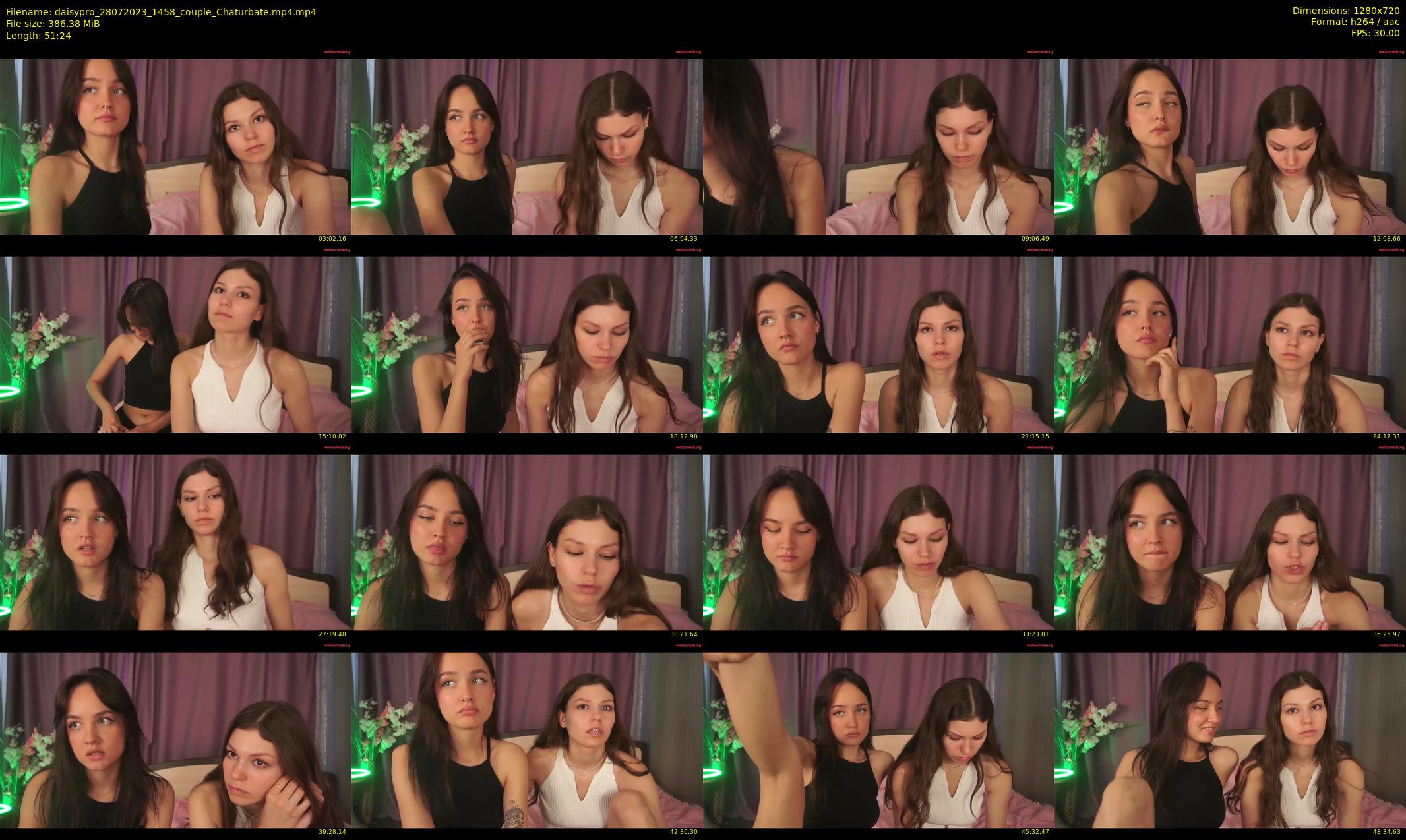 daisypro — 52 minute Chaturbate couple cam show recording, 720p, Jul 28, 2023