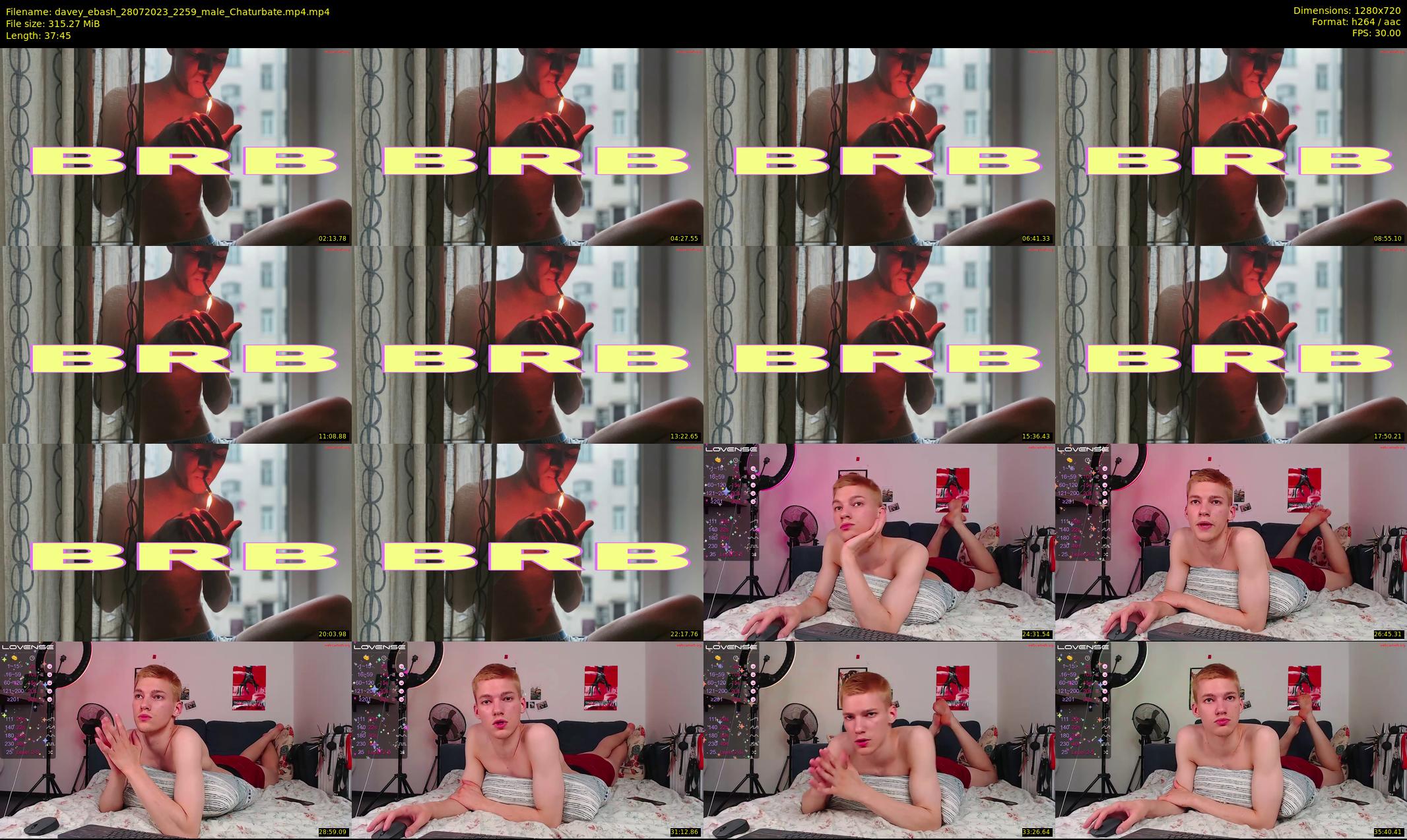 davey_ebash — 38 minute Chaturbate male cam show recording, 720p, Jul 28, 2023