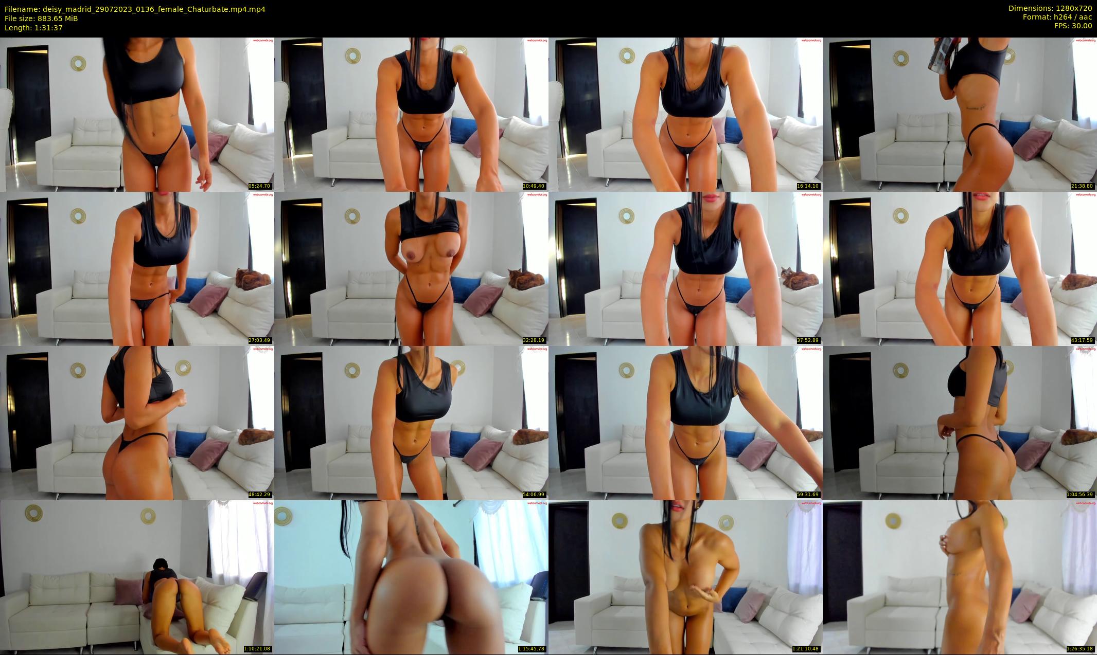 deisy_madrid — 92 minute Chaturbate female cam show recording, 720p, Jul 29, 2023
