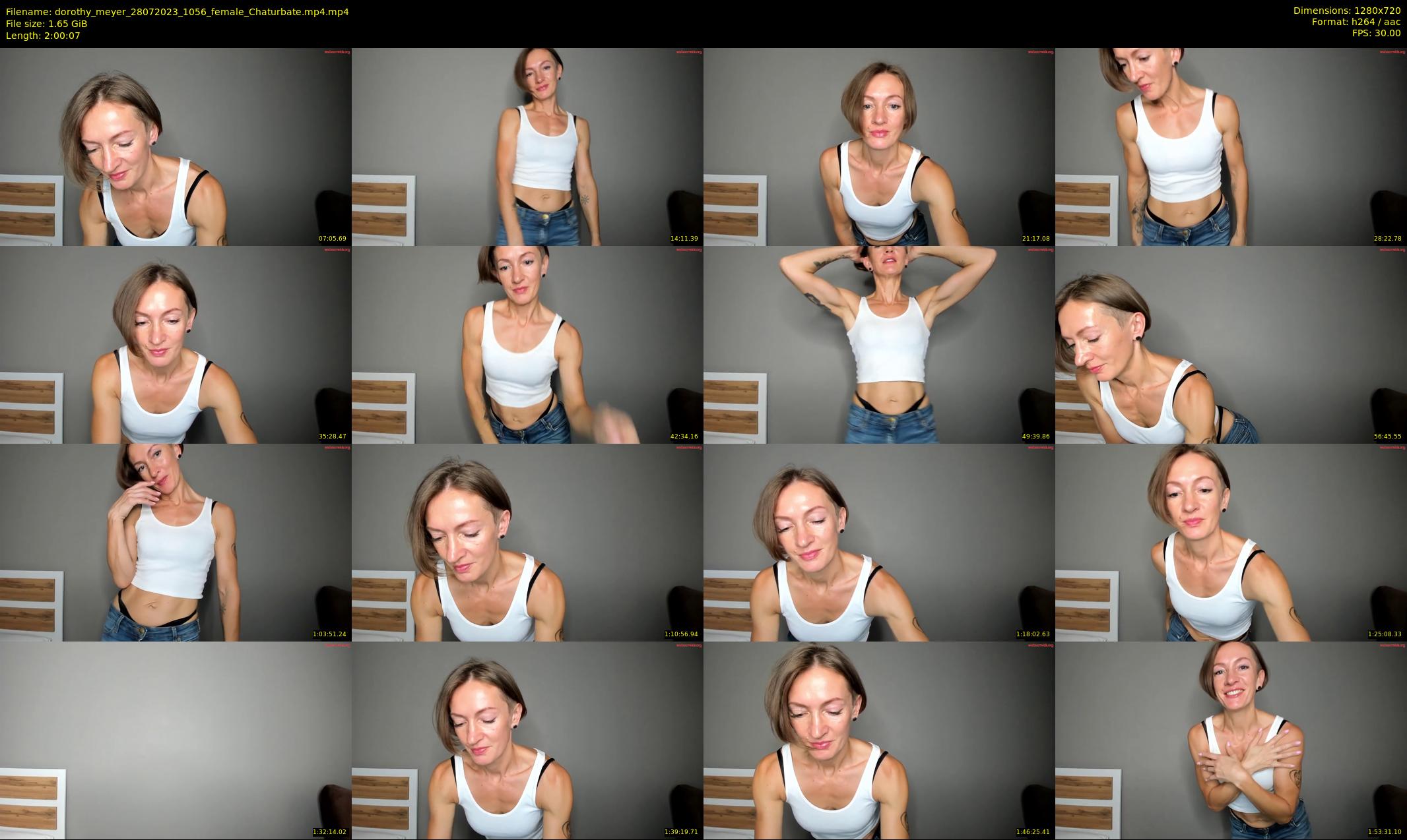 dorothy_meyer — 121 minute Chaturbate female cam show recording, 720p, Jul 28, 2023