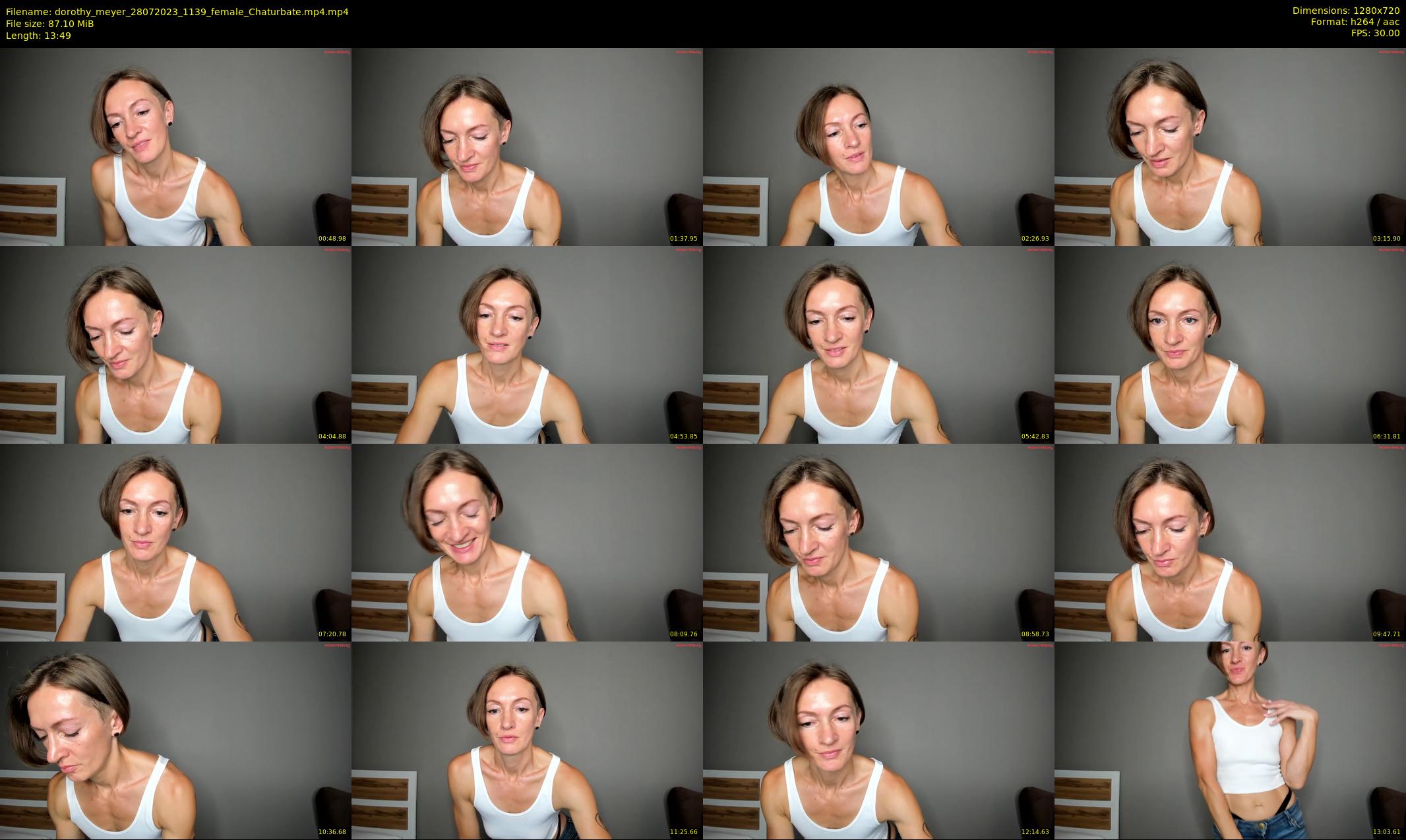 dorothy_meyer — 14 minute Chaturbate female cam show recording, 720p, Jul 28, 2023