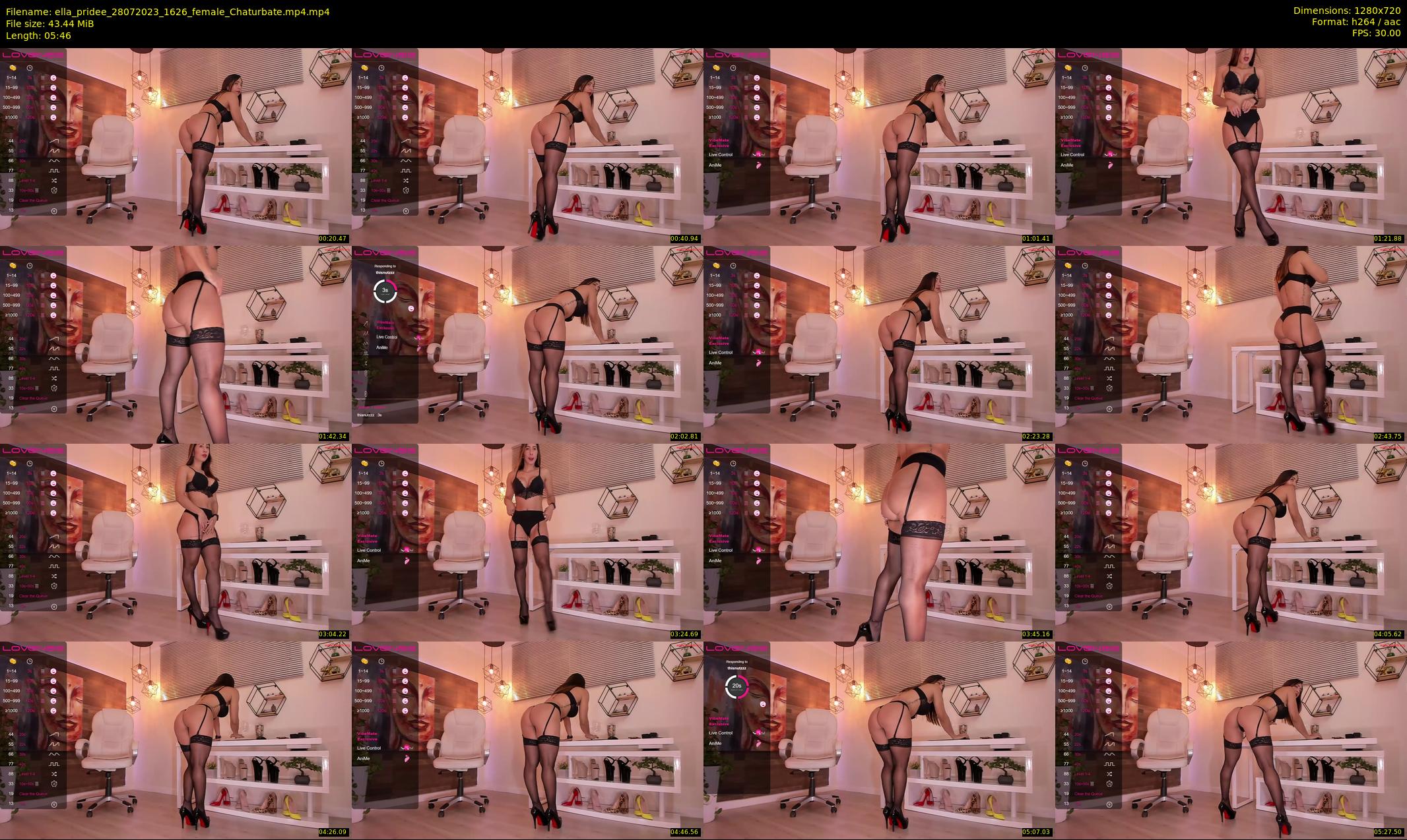 ella_pridee — 6 minute Chaturbate female cam show recording, 720p, Jul 28, 2023