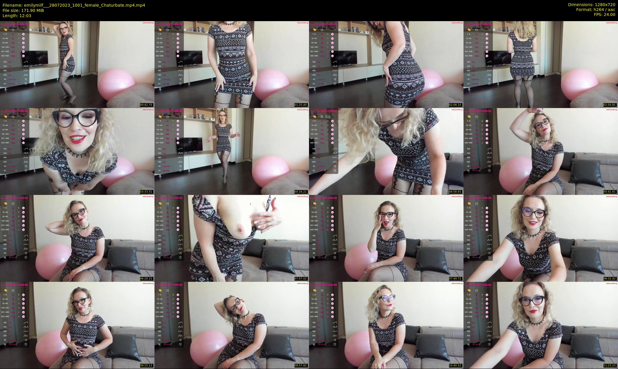 emilymilf__ — 13 minute Chaturbate female cam show recording, 720p, Jul 28, 2023