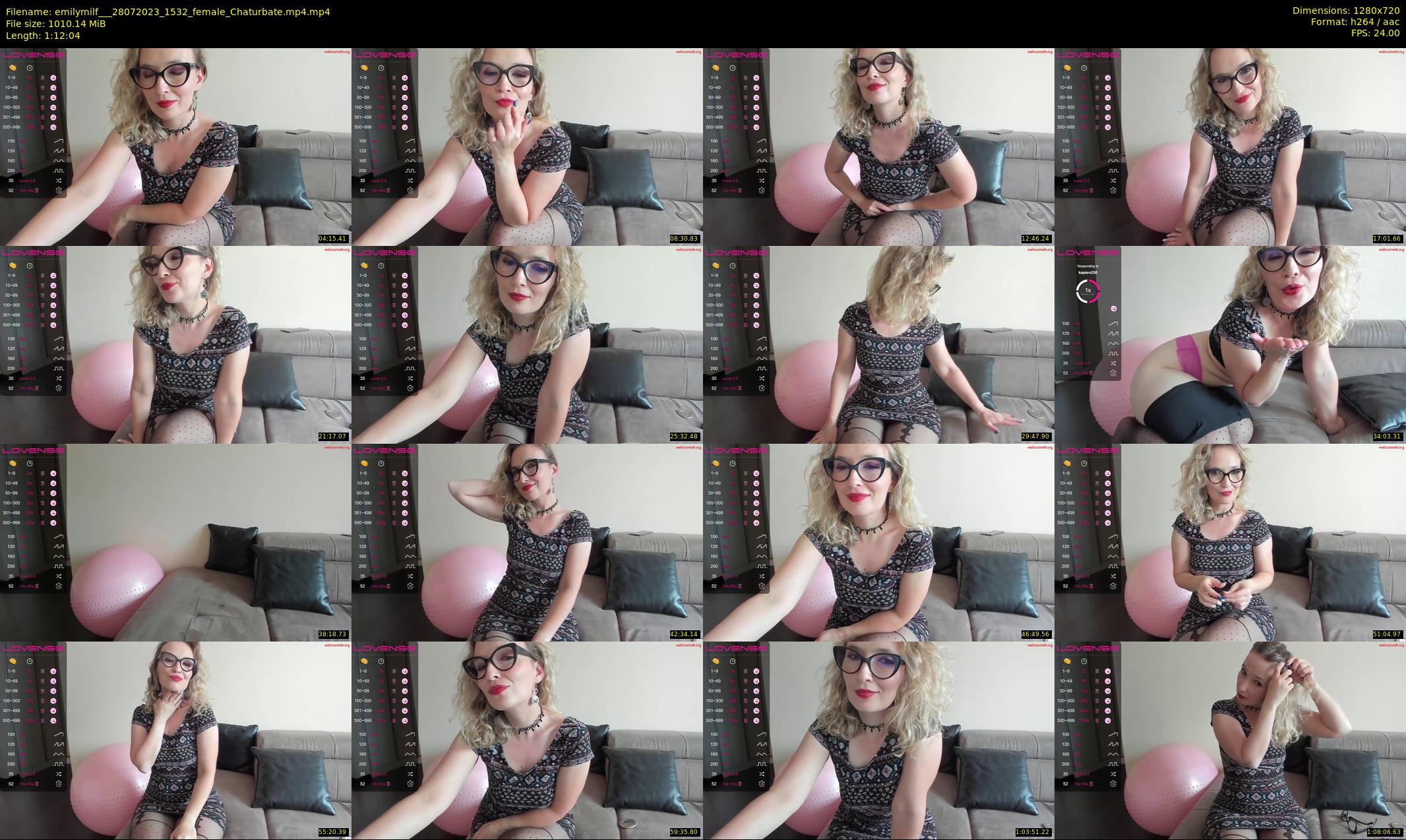 emilymilf__ — 73 minute Chaturbate female cam show recording, 720p, Jul 28, 2023
