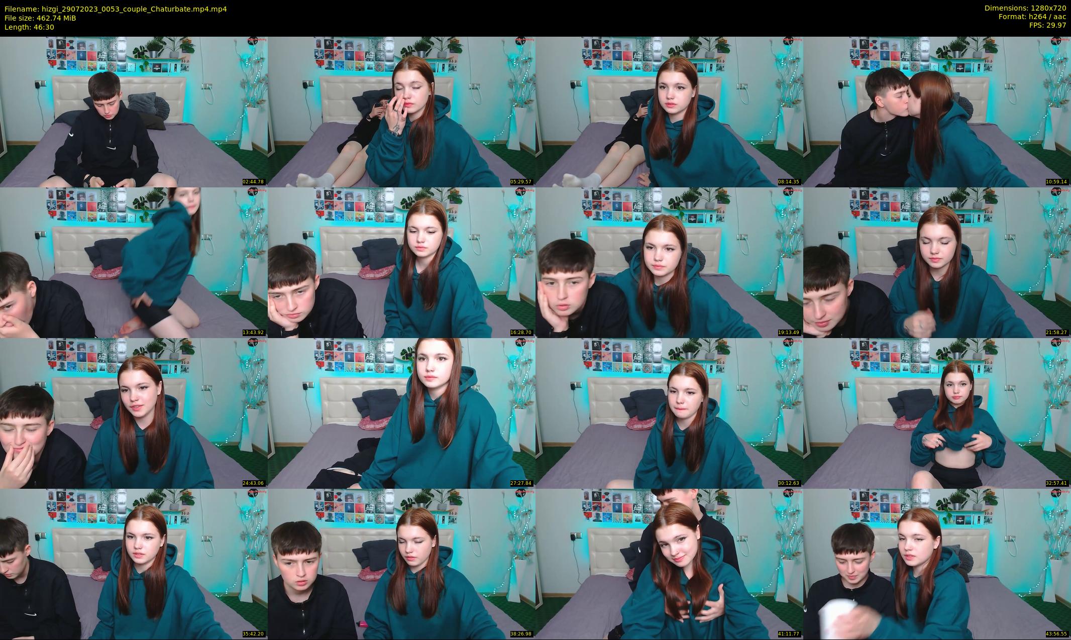 hizgi — 47 minute Chaturbate couple cam show recording, 720p, Jul 29, 2023