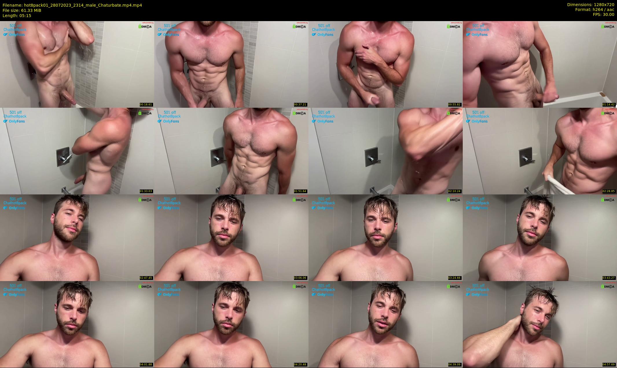 hot8pack01 — 6 minute Chaturbate male cam show recording, 720p, Jul 28, 2023
