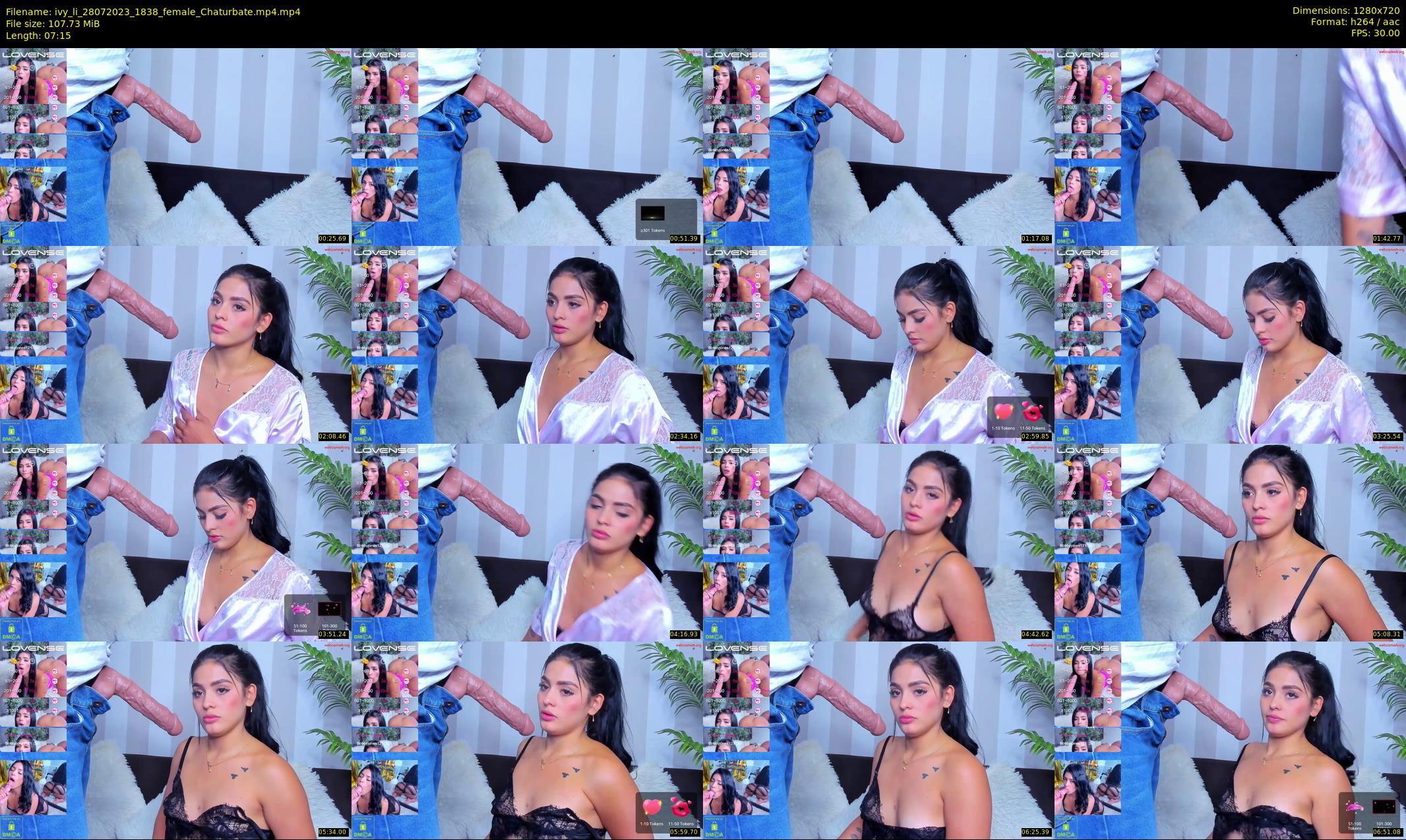 ivy_li — 8 minute Chaturbate female cam show recording, 720p, Jul 28, 2023