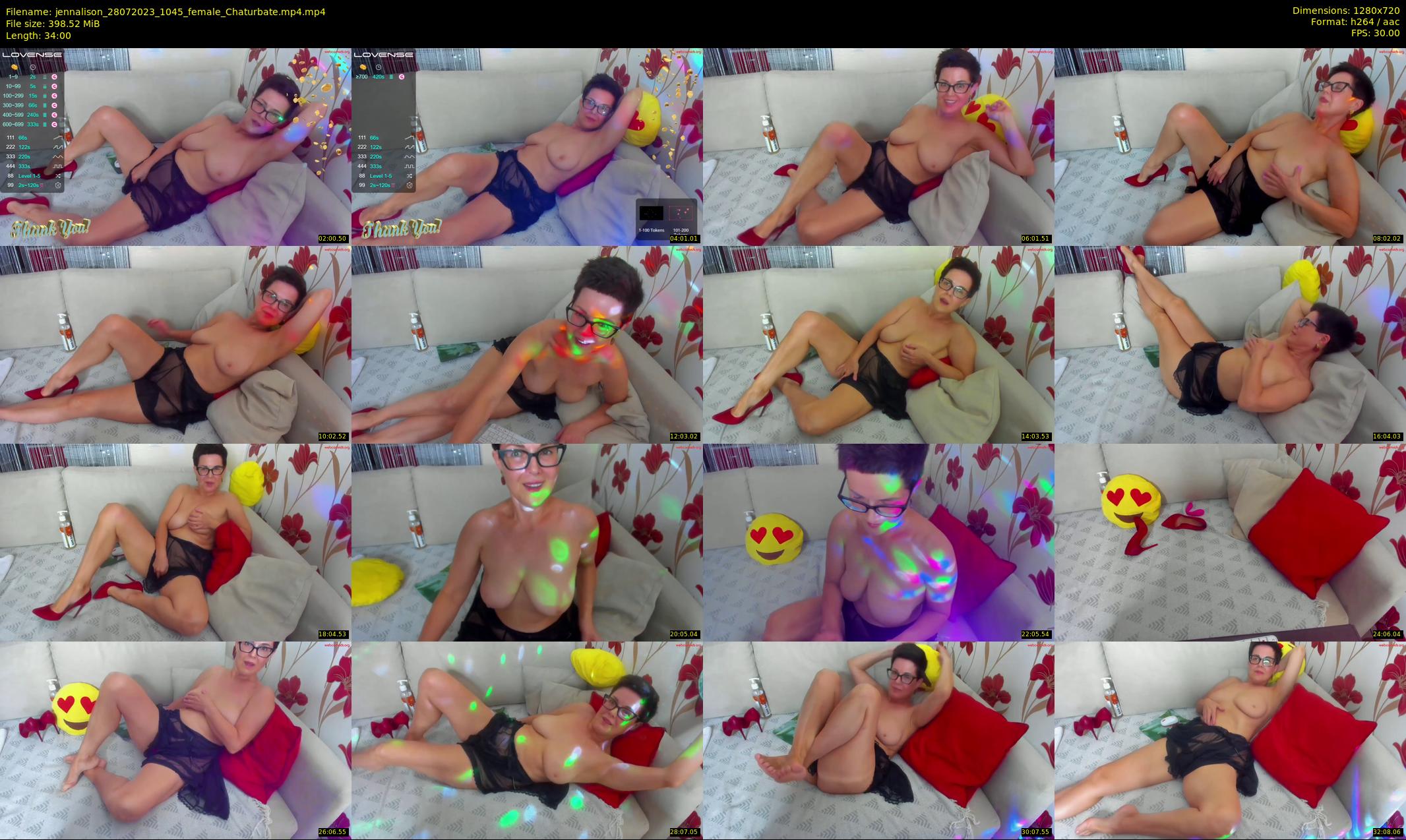 jennalison — 34 minute Chaturbate female cam show recording, 720p, Jul 28, 2023