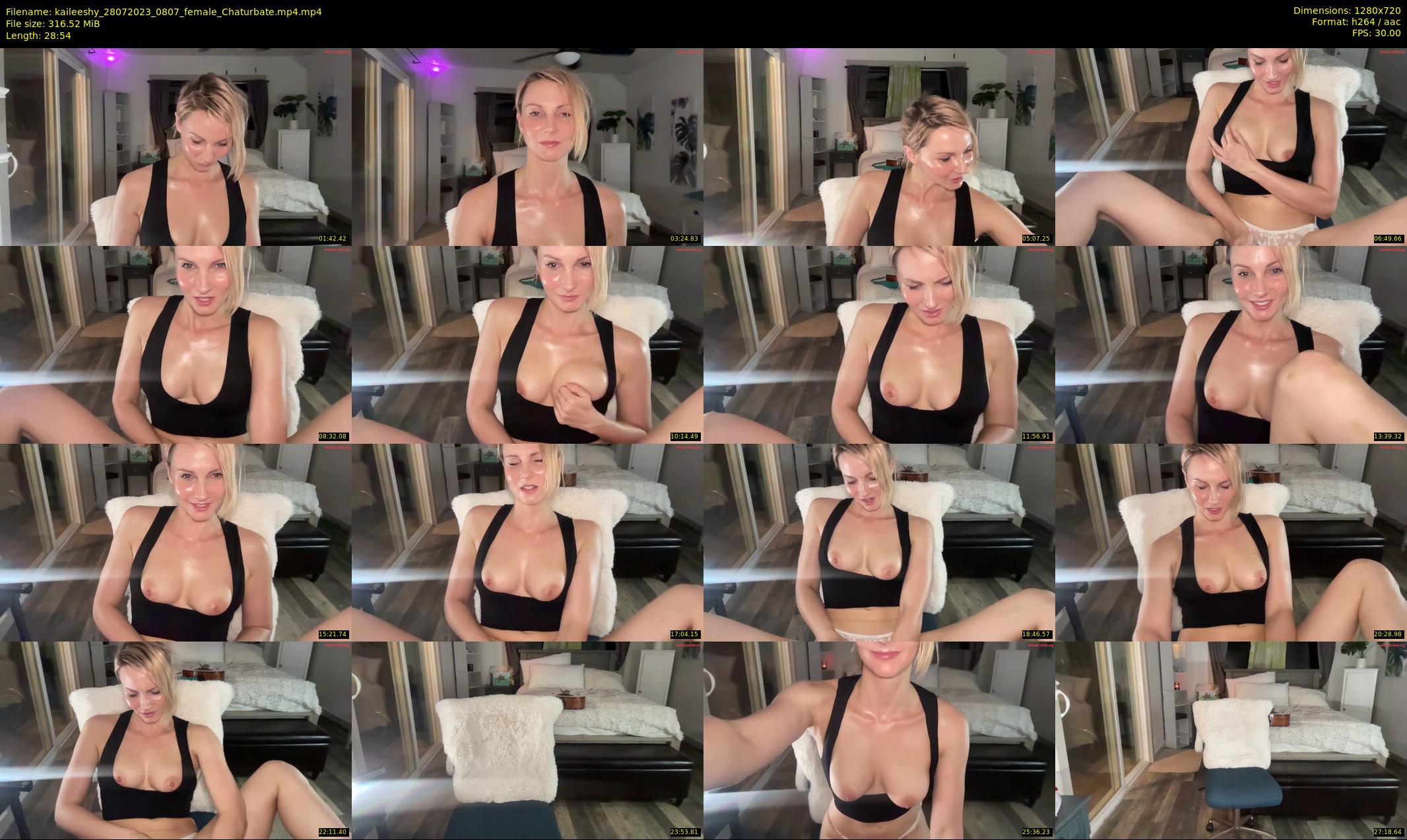 kaileeshy — 29 minute Chaturbate female cam show recording, 720p, Jul 28, 2023