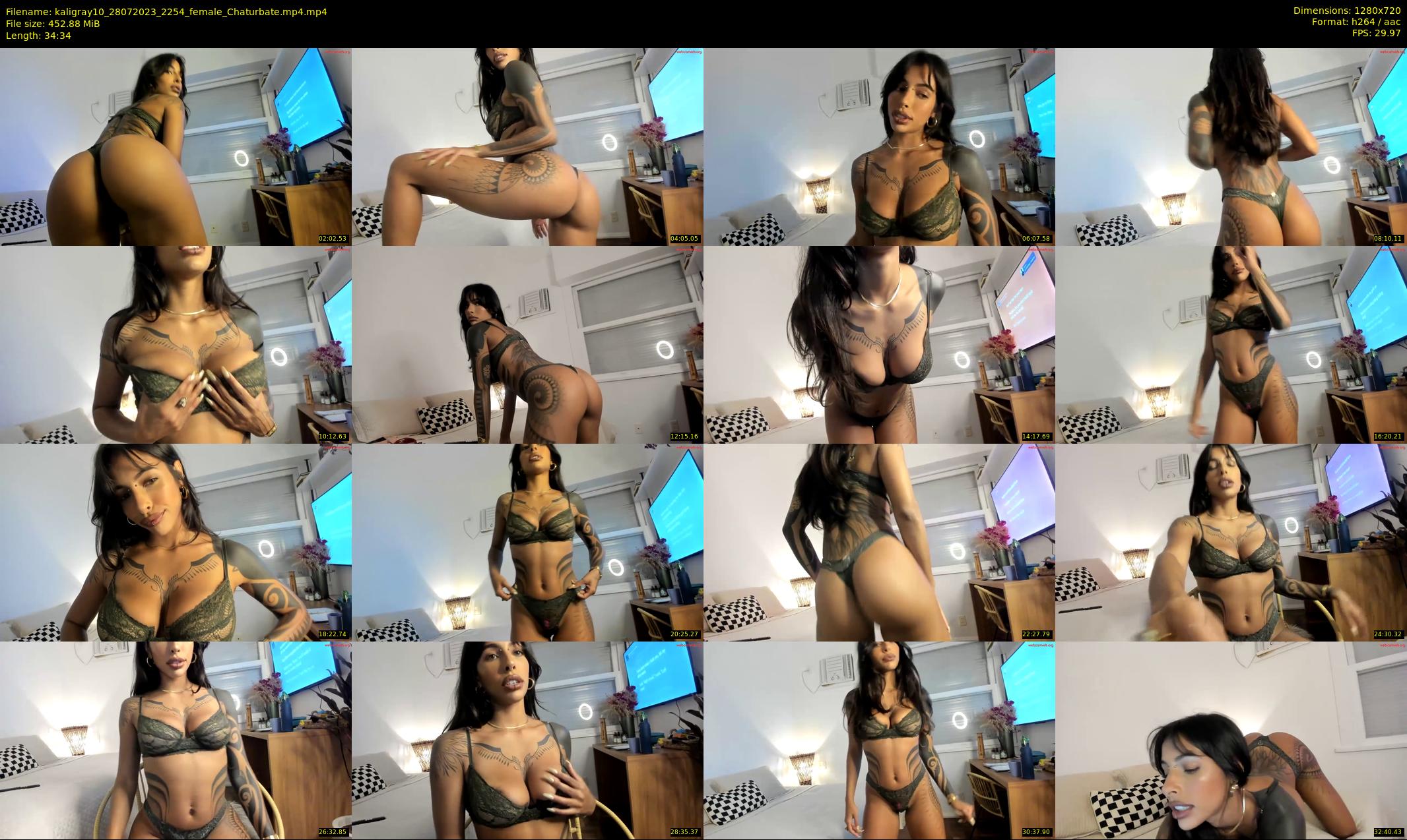 kaligray10 — 35 minute Chaturbate female cam show recording, 720p, Jul 28, 2023