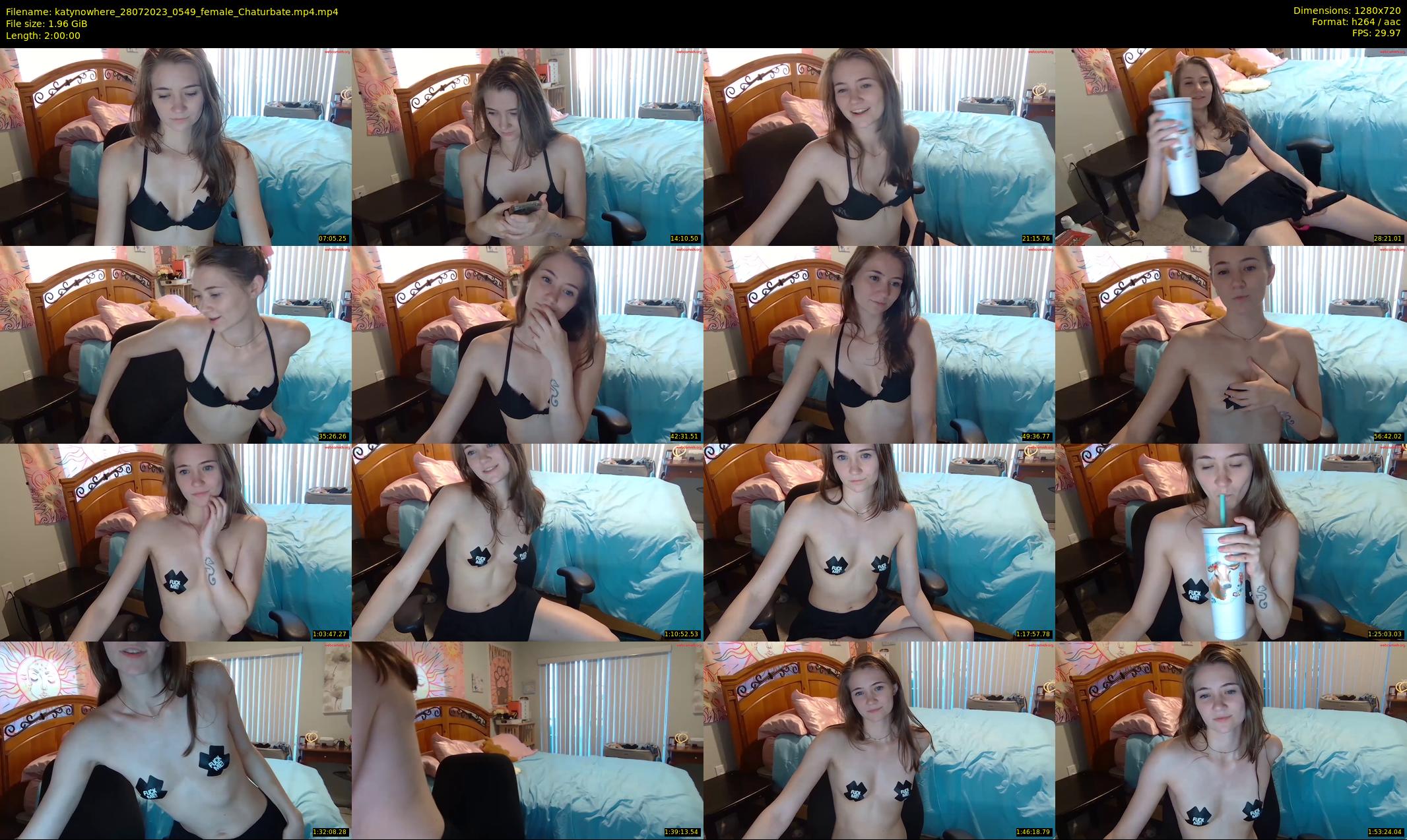 katynowhere — 120 minute Chaturbate female cam show recording, 720p, Jul 28, 2023