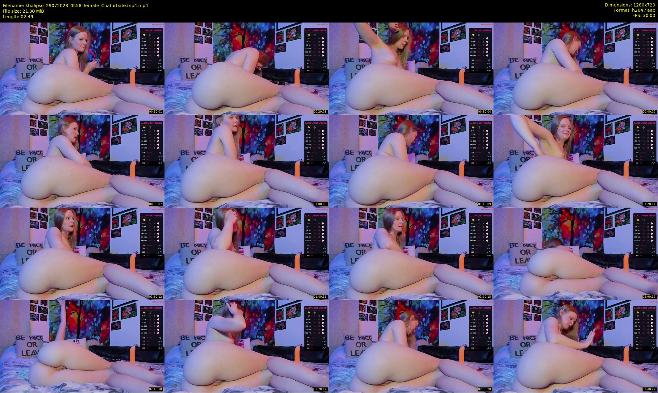 khalipso — 3 minute Chaturbate female cam show recording, 720p, Jul 29, 2023