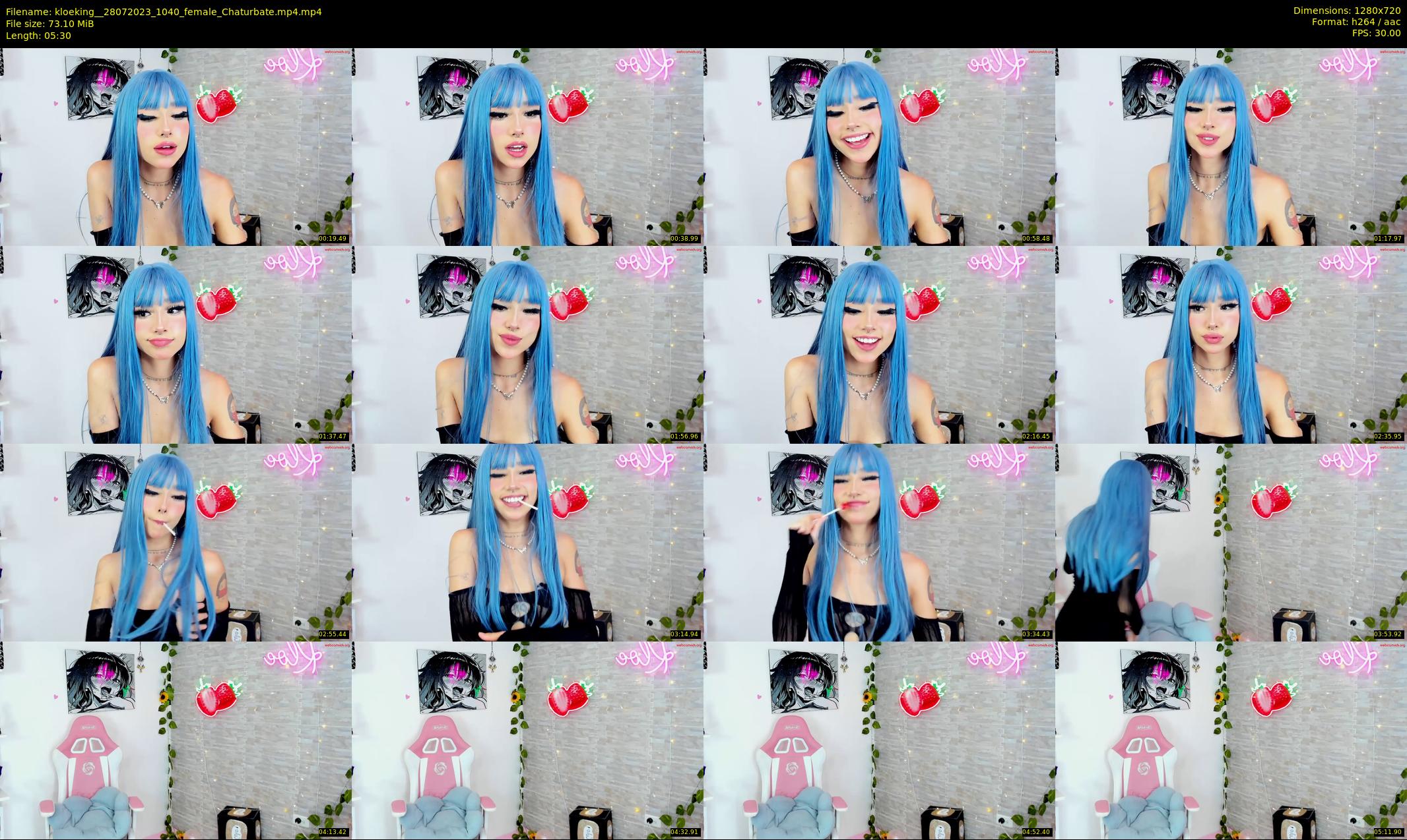 kloeking_ — 6 minute Chaturbate female cam show recording, 720p, Jul 28, 2023