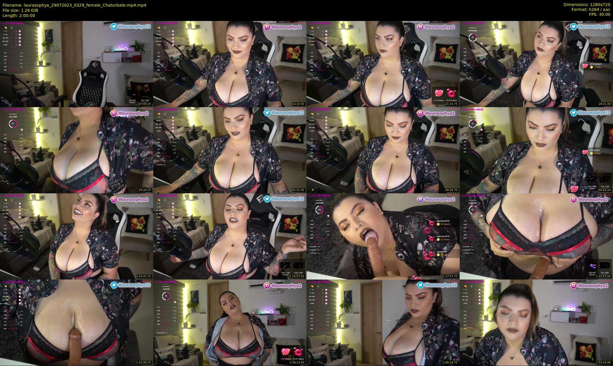 laurasophya — 120 minute Chaturbate female cam show recording, 720p, Jul 29, 2023