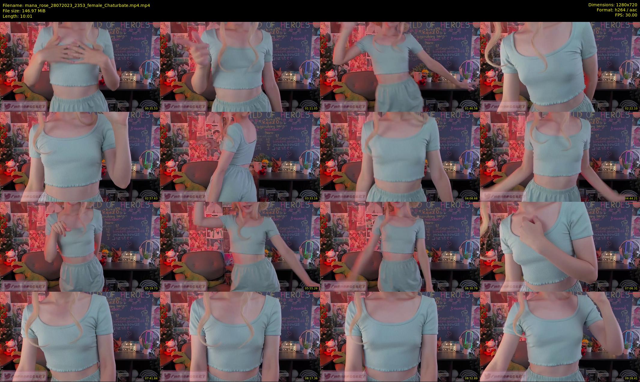 mana_rose — 11 minute Chaturbate female cam show recording, 720p, Jul 28, 2023