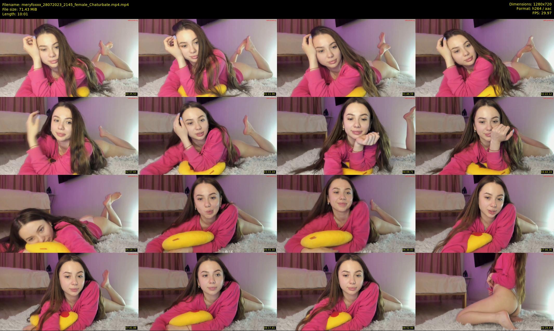 meryfoxxx — 11 minute Chaturbate female cam show recording, 720p, Jul 28, 2023