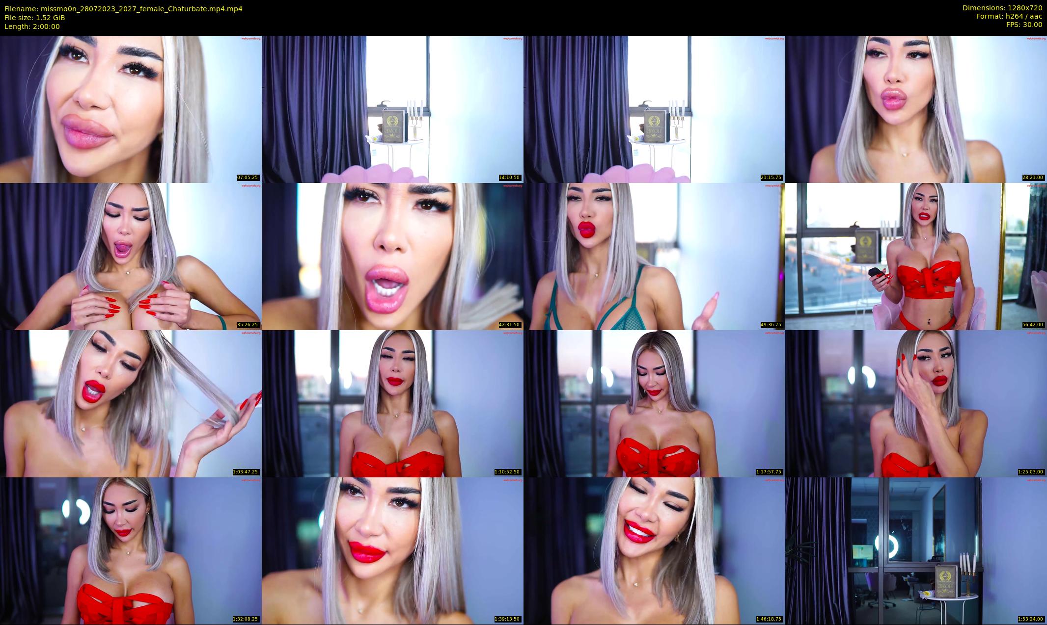 missmo0n — 120 minute Chaturbate female cam show recording, 720p, Jul 28, 2023