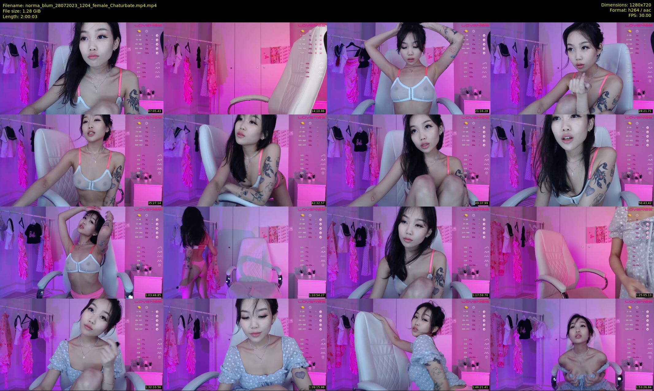 norma_blum — 121 minute Chaturbate female cam show recording, 720p, Jul 28, 2023