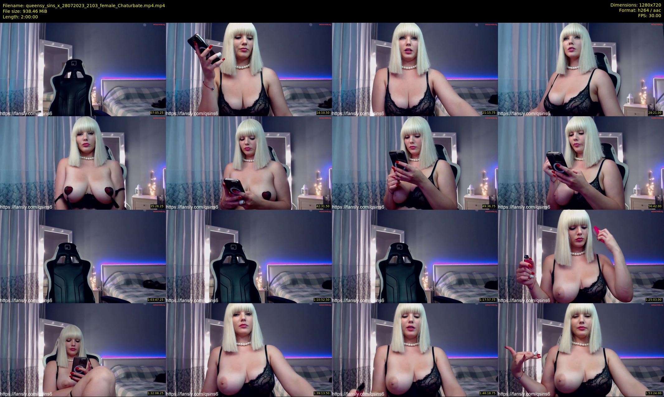 queensy_sins_x — 120 minute Chaturbate female cam show recording, 720p, Jul 28, 2023