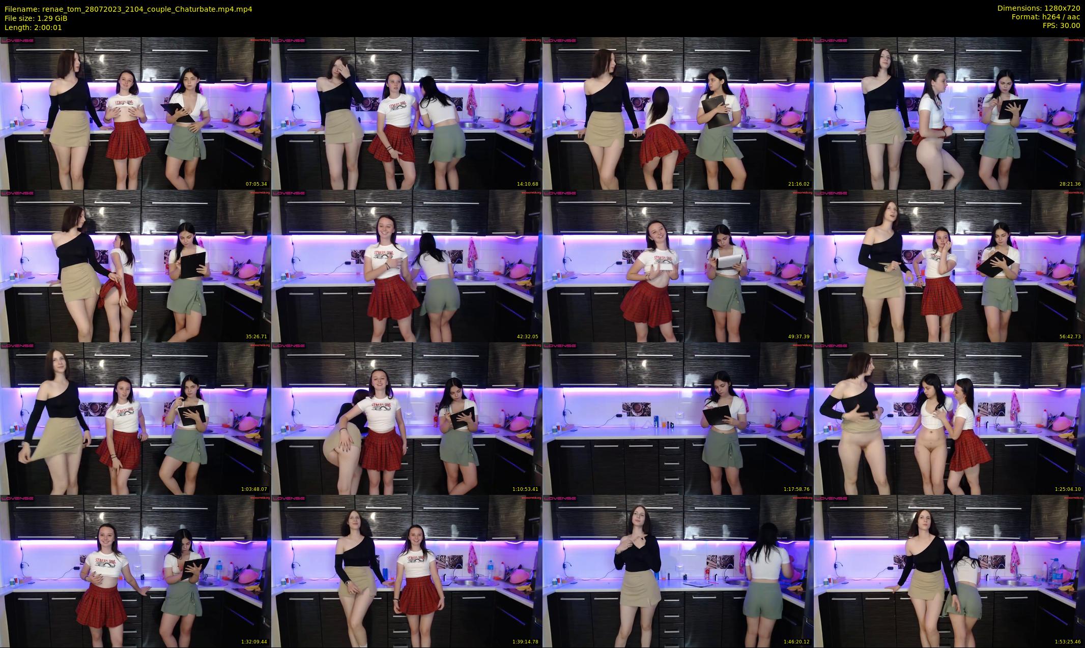 renae_tom — 121 minute Chaturbate couple cam show recording, 720p, Jul 28, 2023