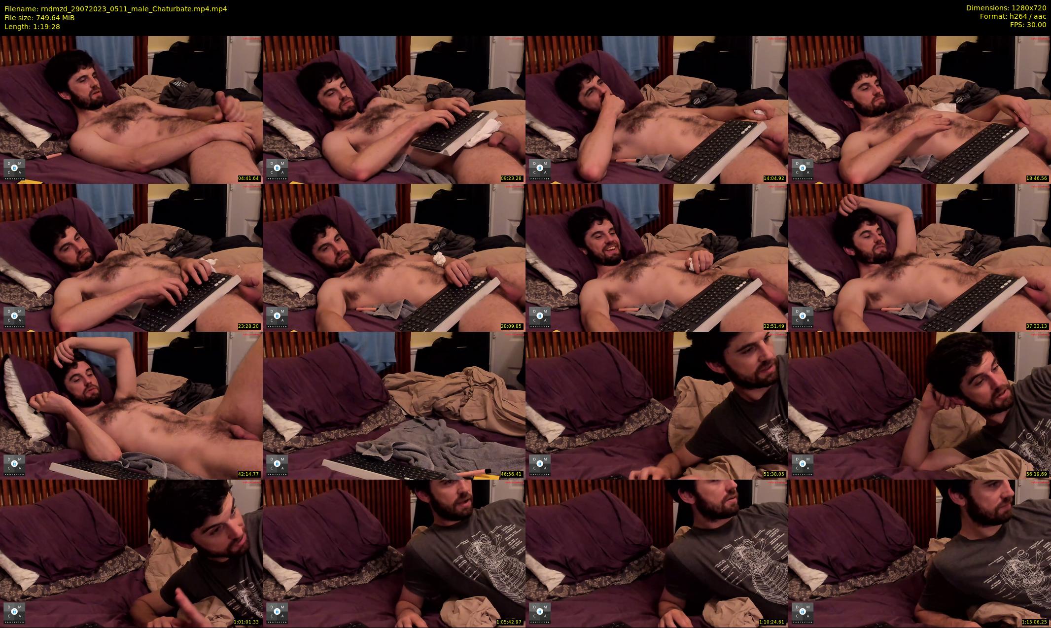 rndmzd — 80 minute Chaturbate male cam show recording, 720p, Jul 29, 2023