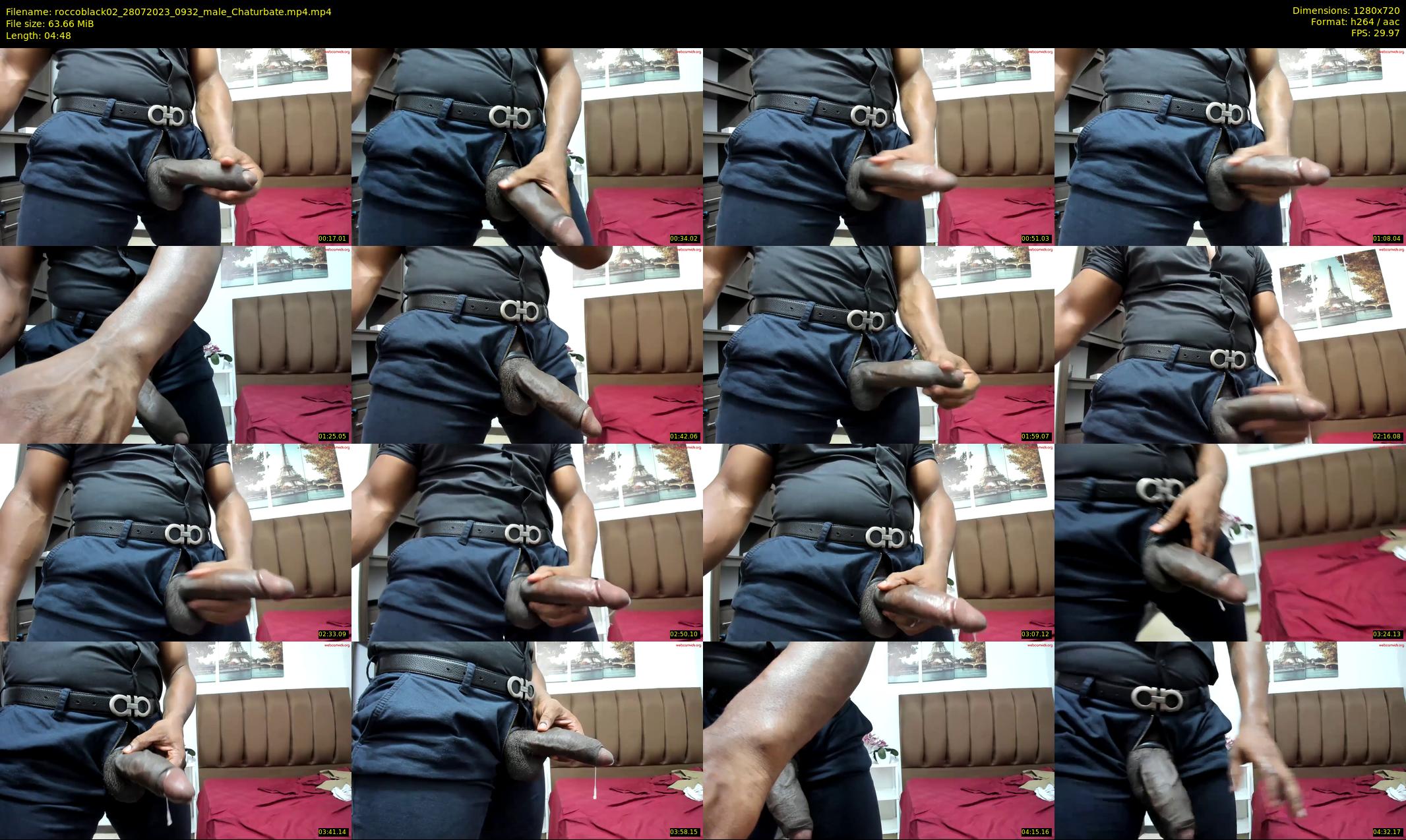 roccoblack02 — 5 minute Chaturbate male cam show recording, 720p, Jul 28, 2023