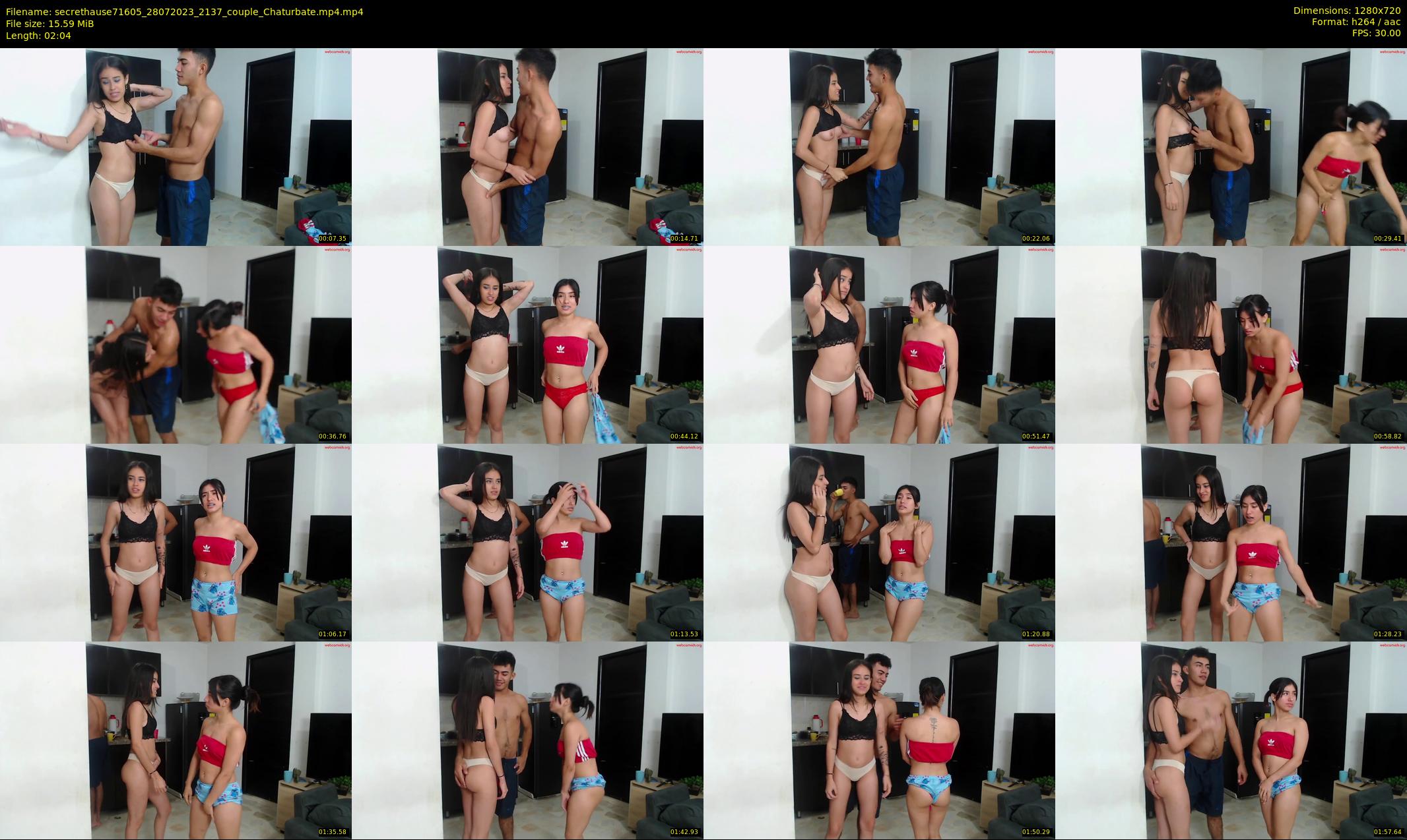 secrethause71605 — 3 minute Chaturbate couple cam show recording, 720p, Jul 28, 2023