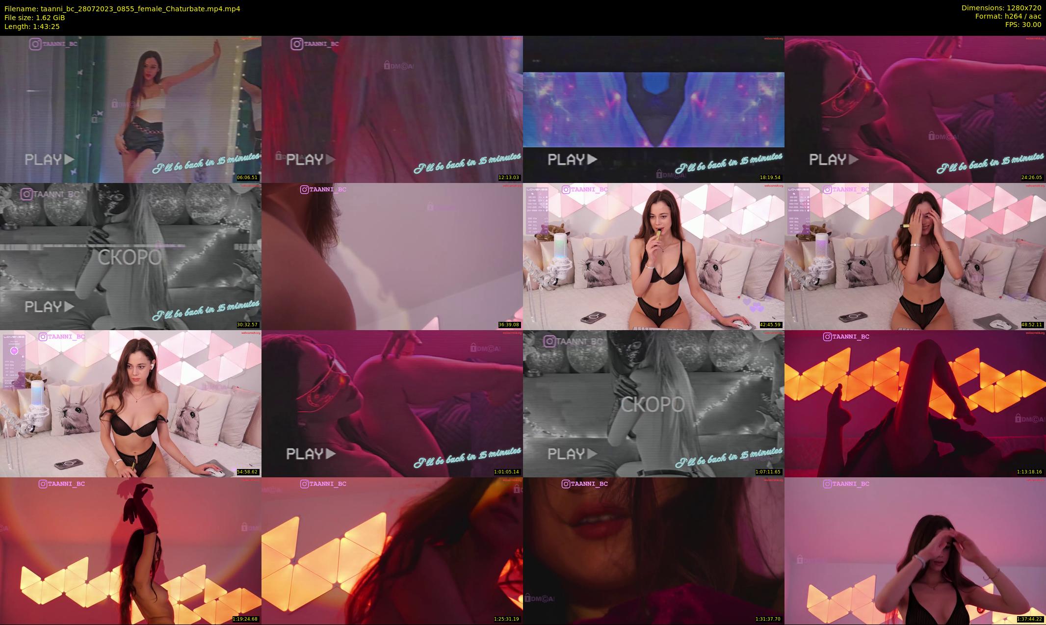 taanni_bc — 104 minute Chaturbate female cam show recording, 720p, Jul 28, 2023