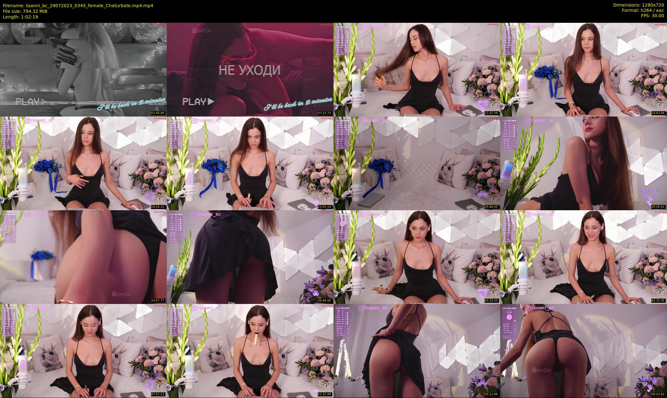 taanni_bc — 63 minute Chaturbate female cam show recording, 720p, Jul 29, 2023