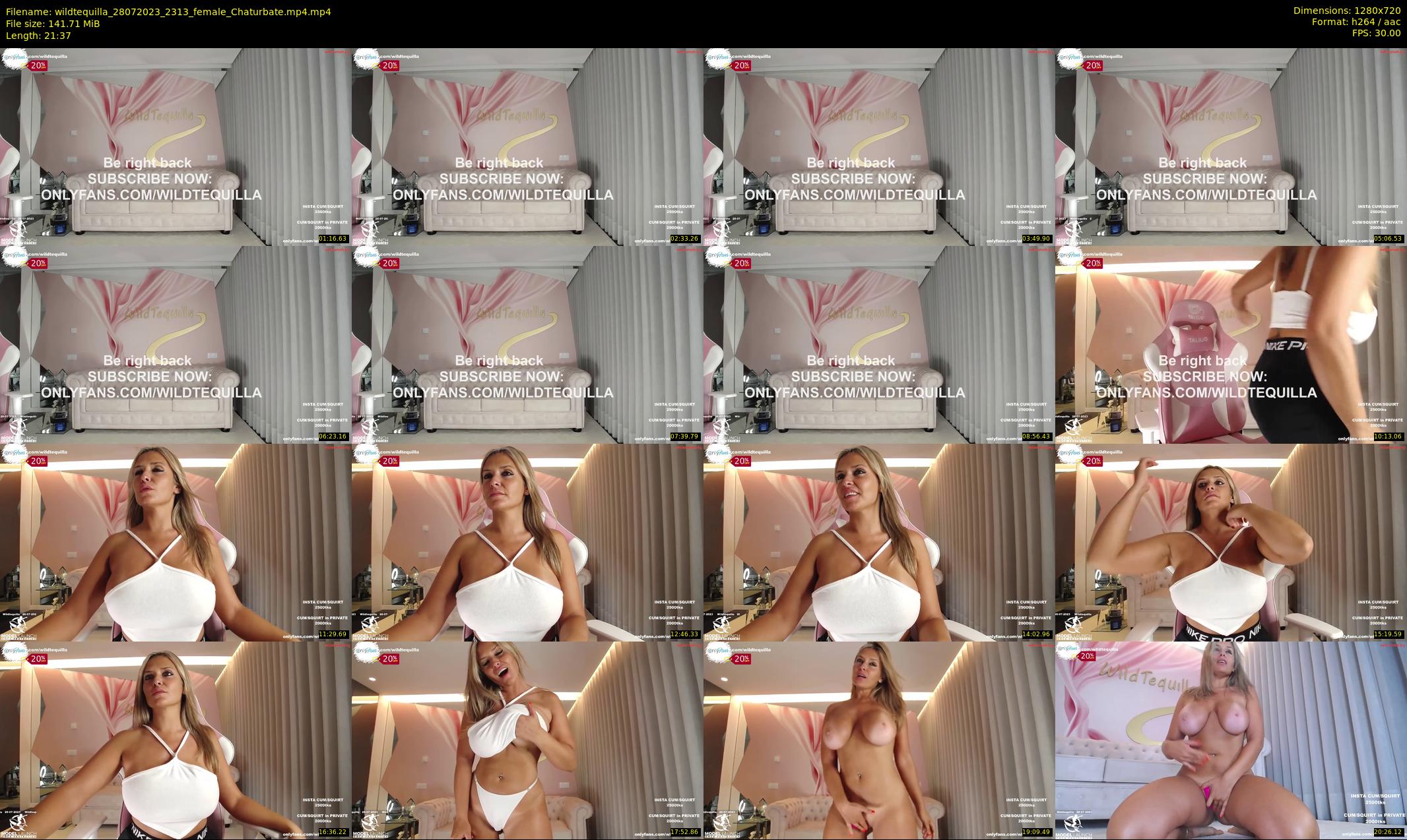 wildtequilla — 22 minute Chaturbate couple cam show recording, 720p, Jul 28, 2023
