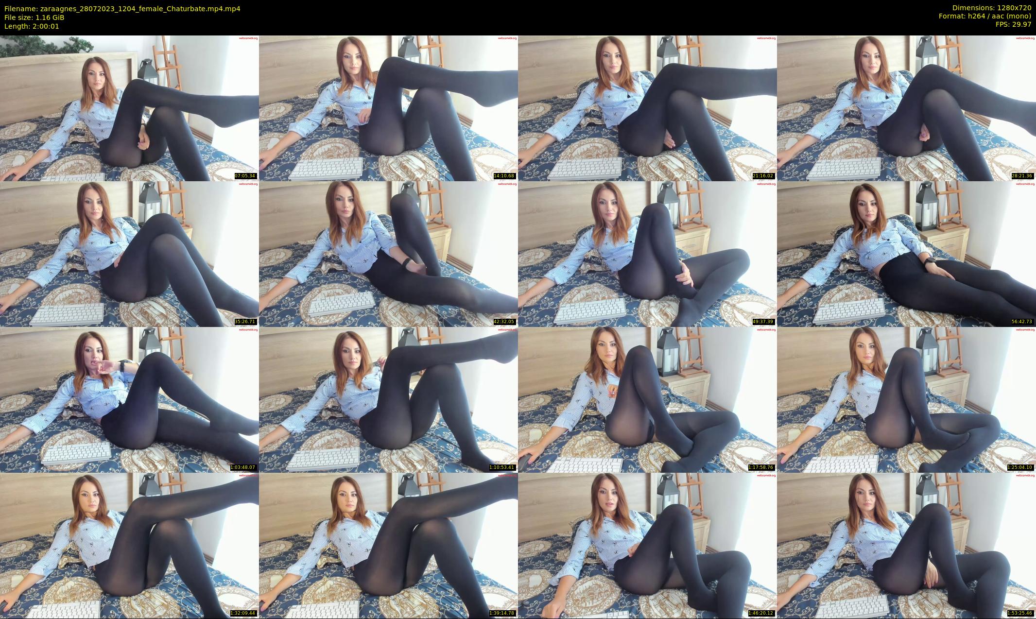 zaraagnes — 121 minute Chaturbate female cam show recording, 720p, Jul 28, 2023
