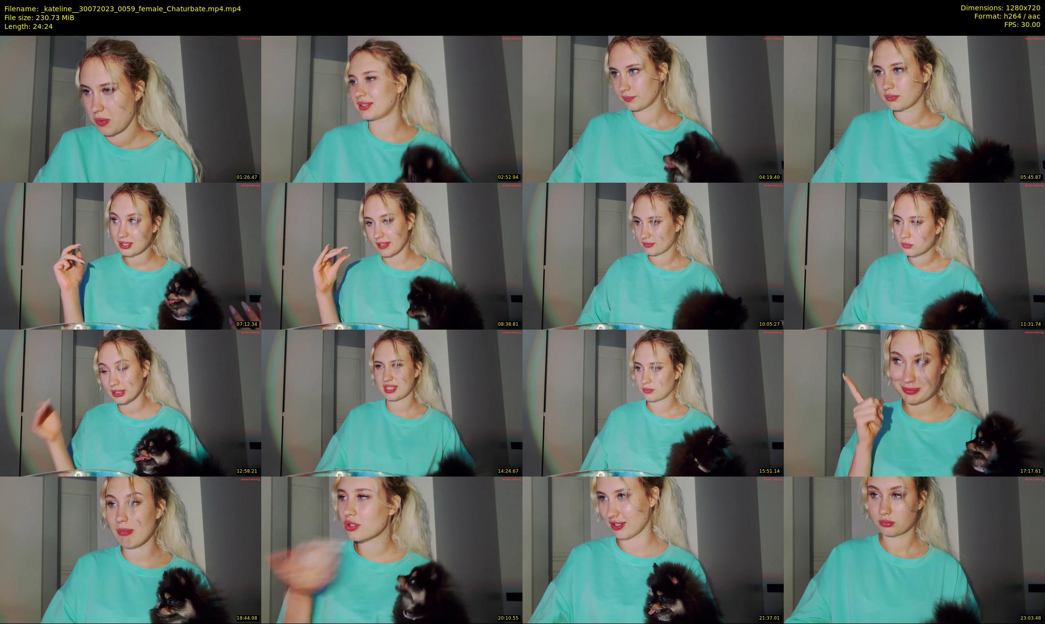 _kateline_ — 25 minute Chaturbate female cam show recording, 720p, Jul 30, 2023