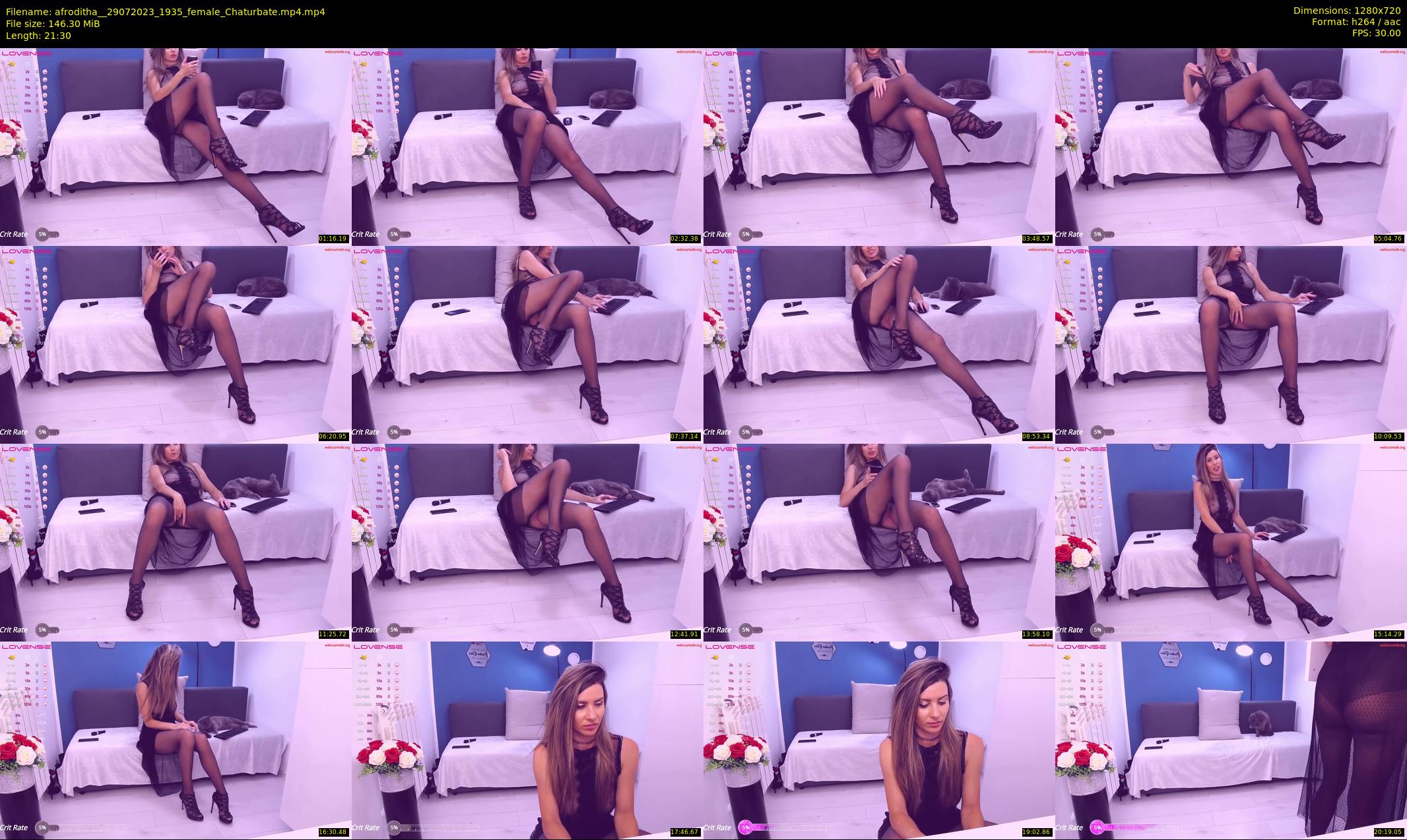 afroditha_ — 22 minute Chaturbate female cam show recording, 720p, Jul 29, 2023