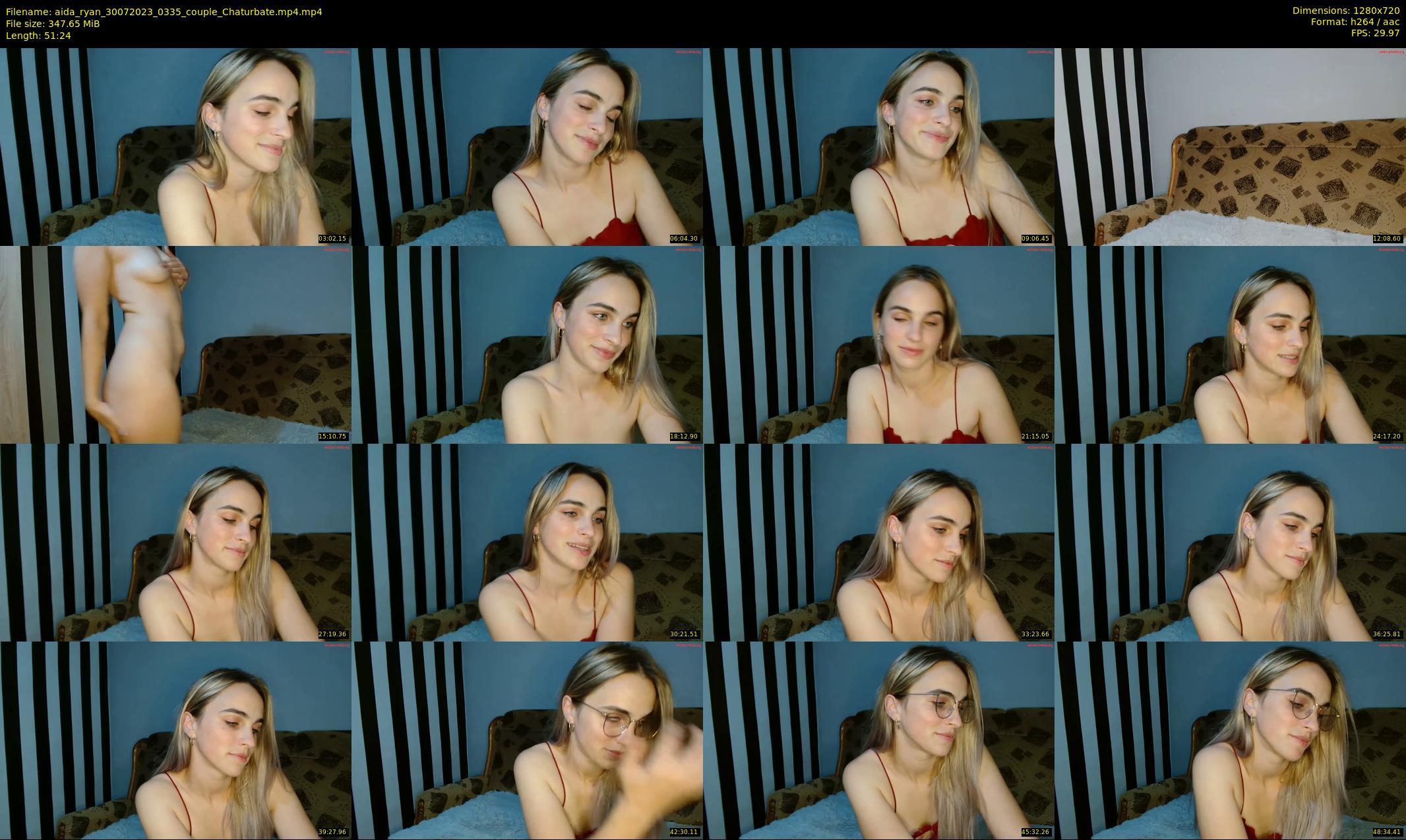 aida_ryan — 52 minute Chaturbate couple cam show recording, 720p, Jul 30, 2023