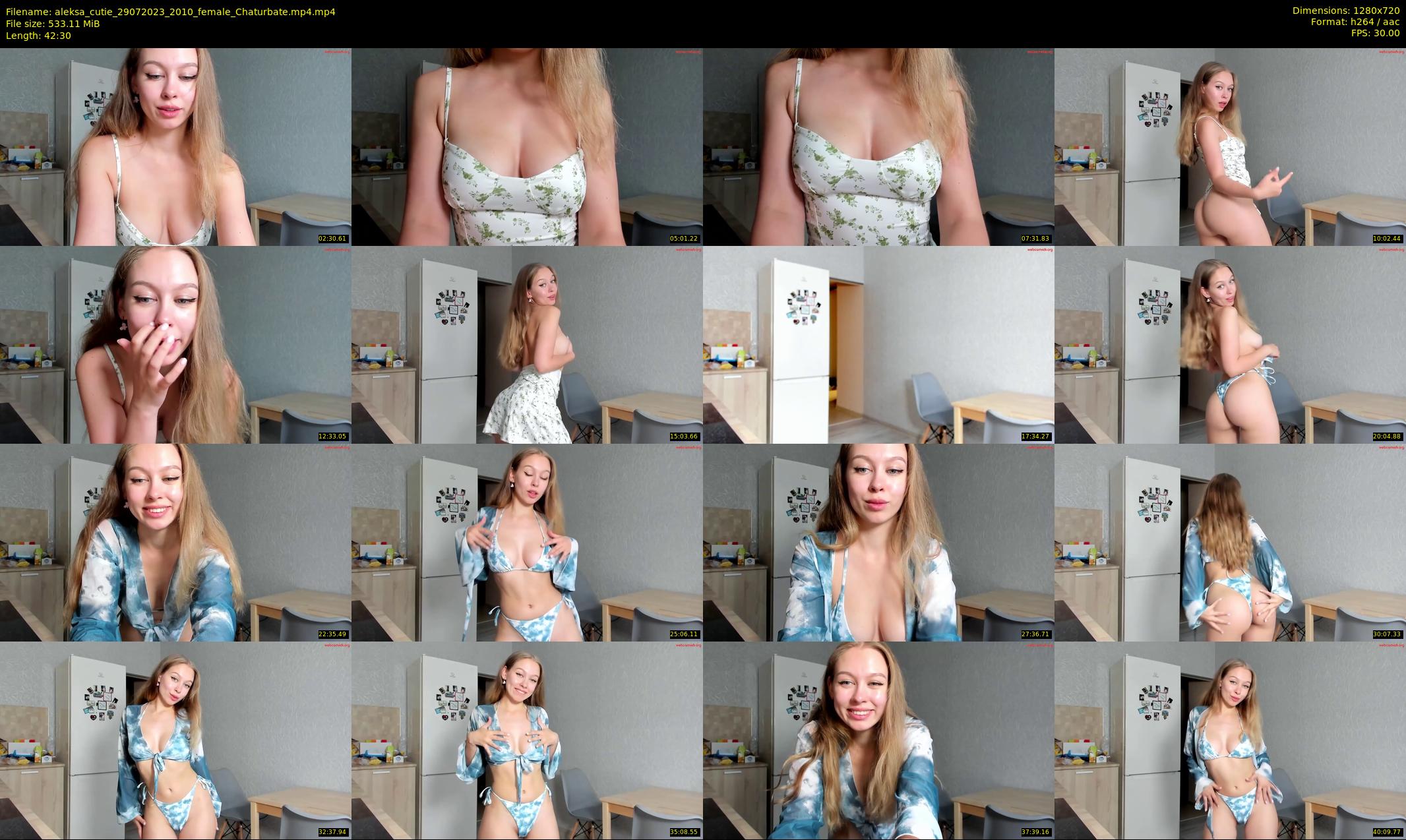 aleksa_cutie — 43 minute Chaturbate female cam show recording, 720p, Jul 29, 2023