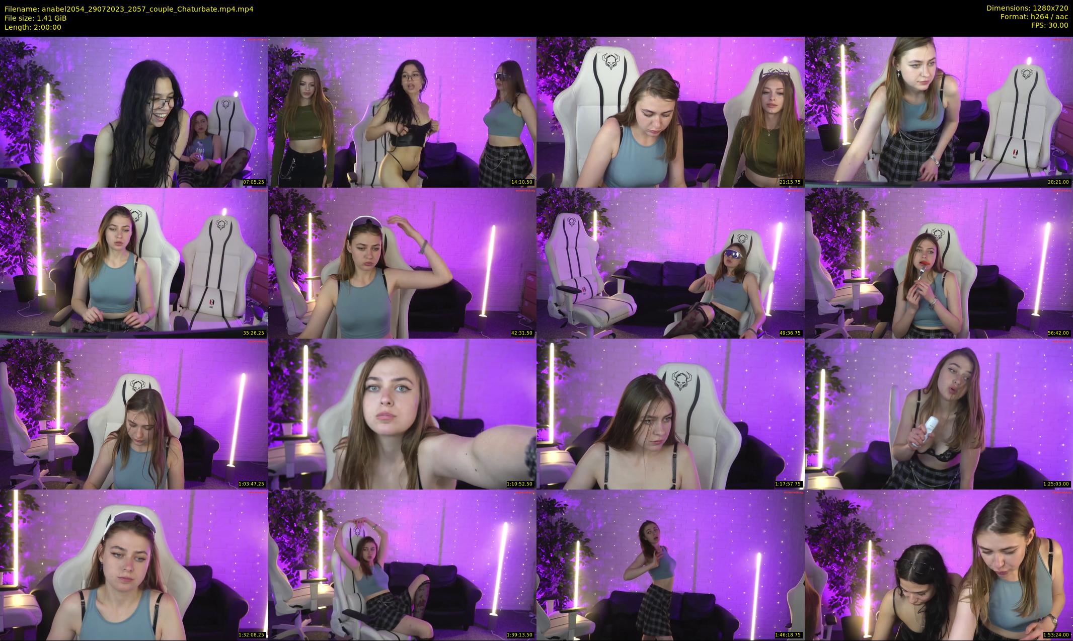 anabel2054 — 120 minute Chaturbate female cam show recording, 720p, Jul 29, 2023